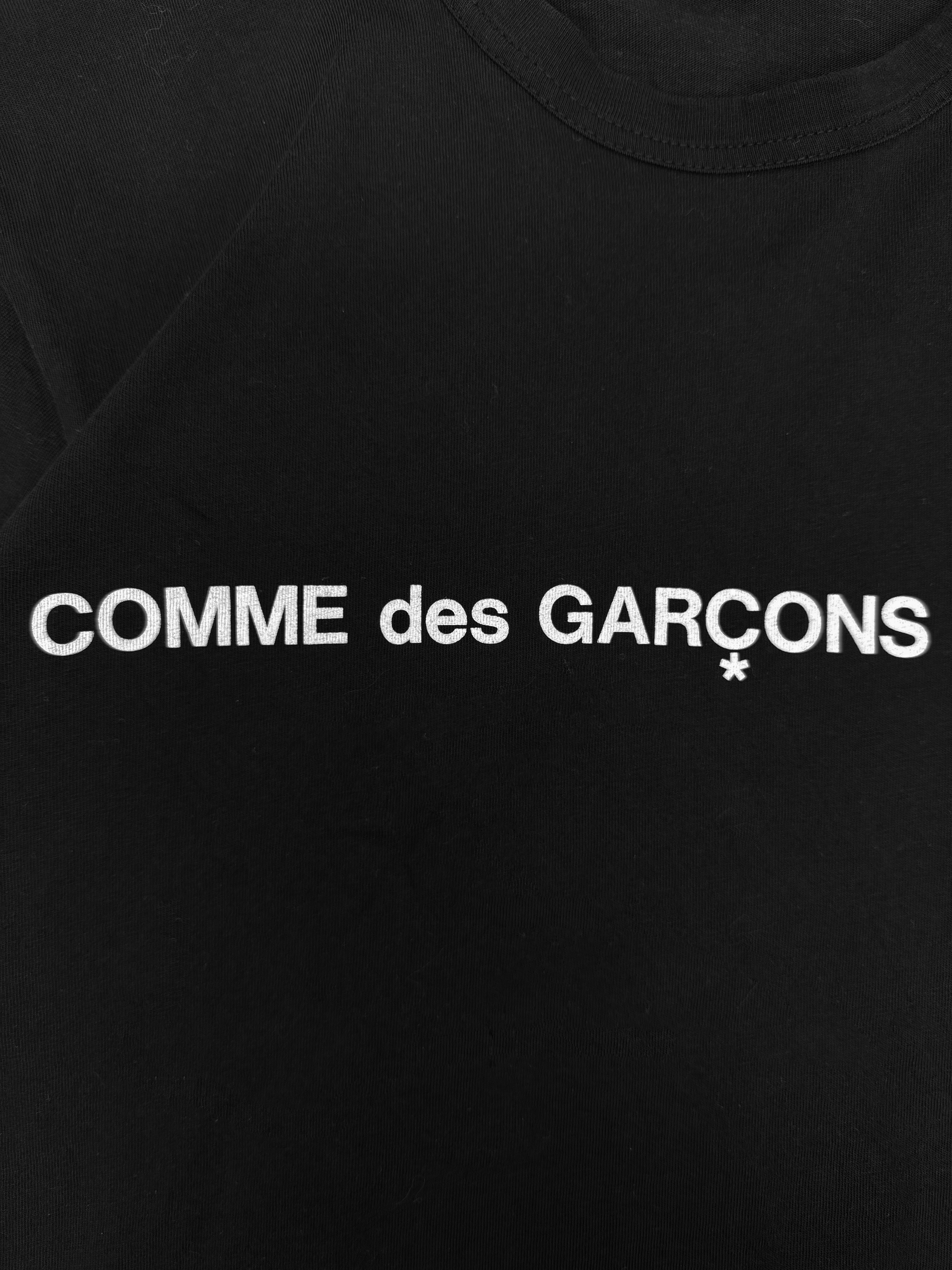 00s Comme des Garçons Black Logo Graphic T-Shirt