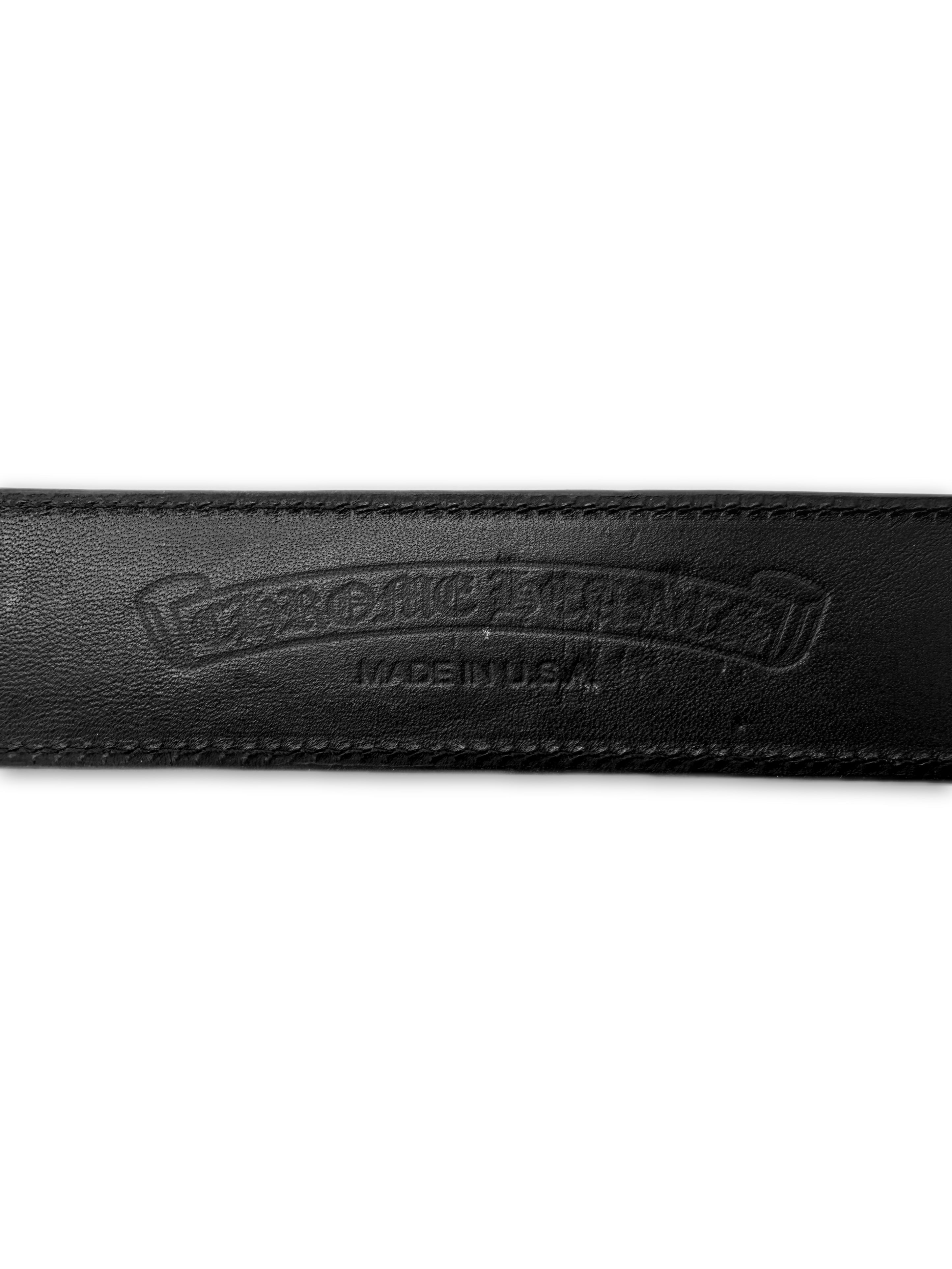 Chrome Hearts Leopard Gunslinger Pony Hair Gunslinger Belt