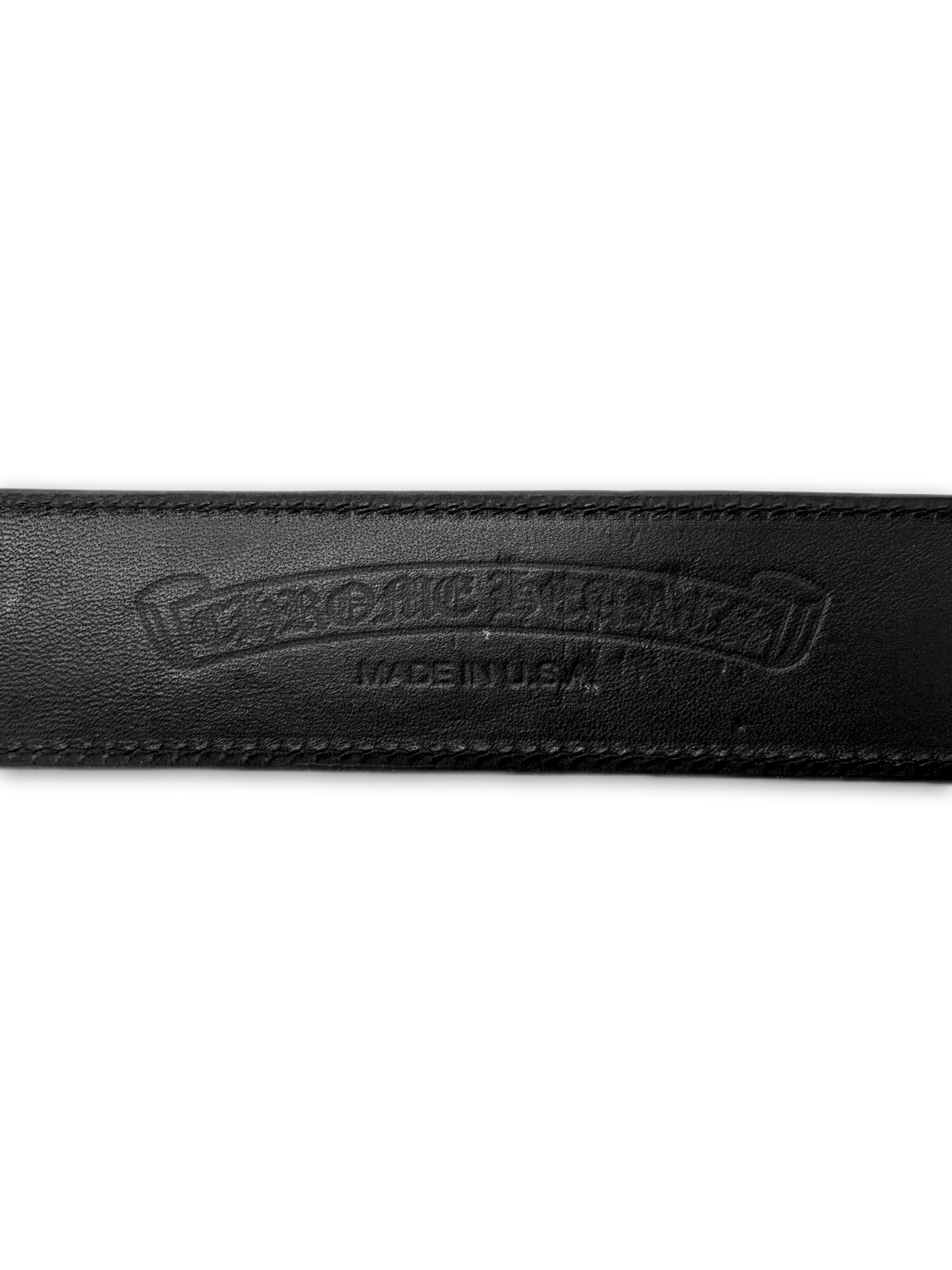 Chrome Hearts Leopard Gunslinger Pony Hair Gunslinger Belt