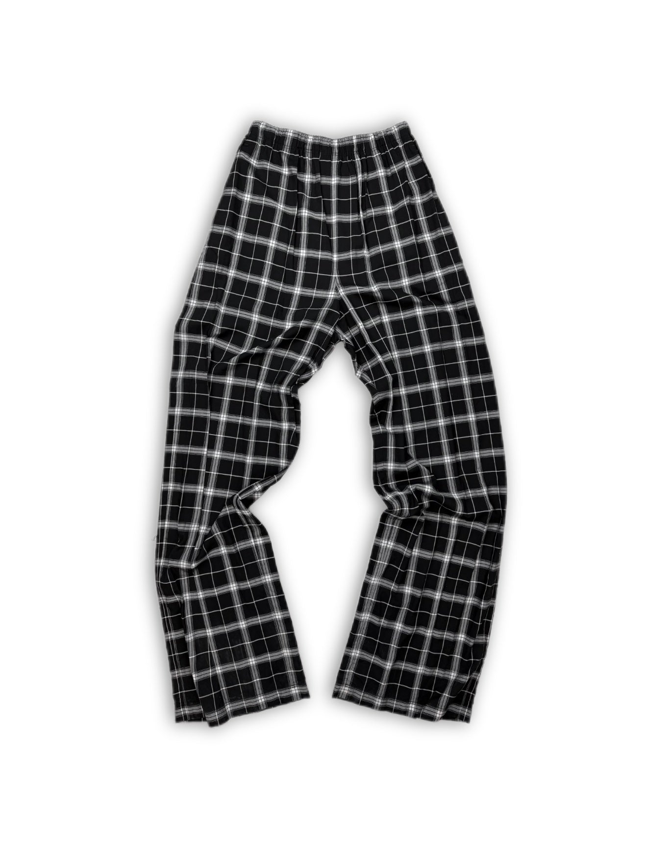 Balenciaga Plaid ‘Flannel’ Wide Cut Elasticated Baggy Pants