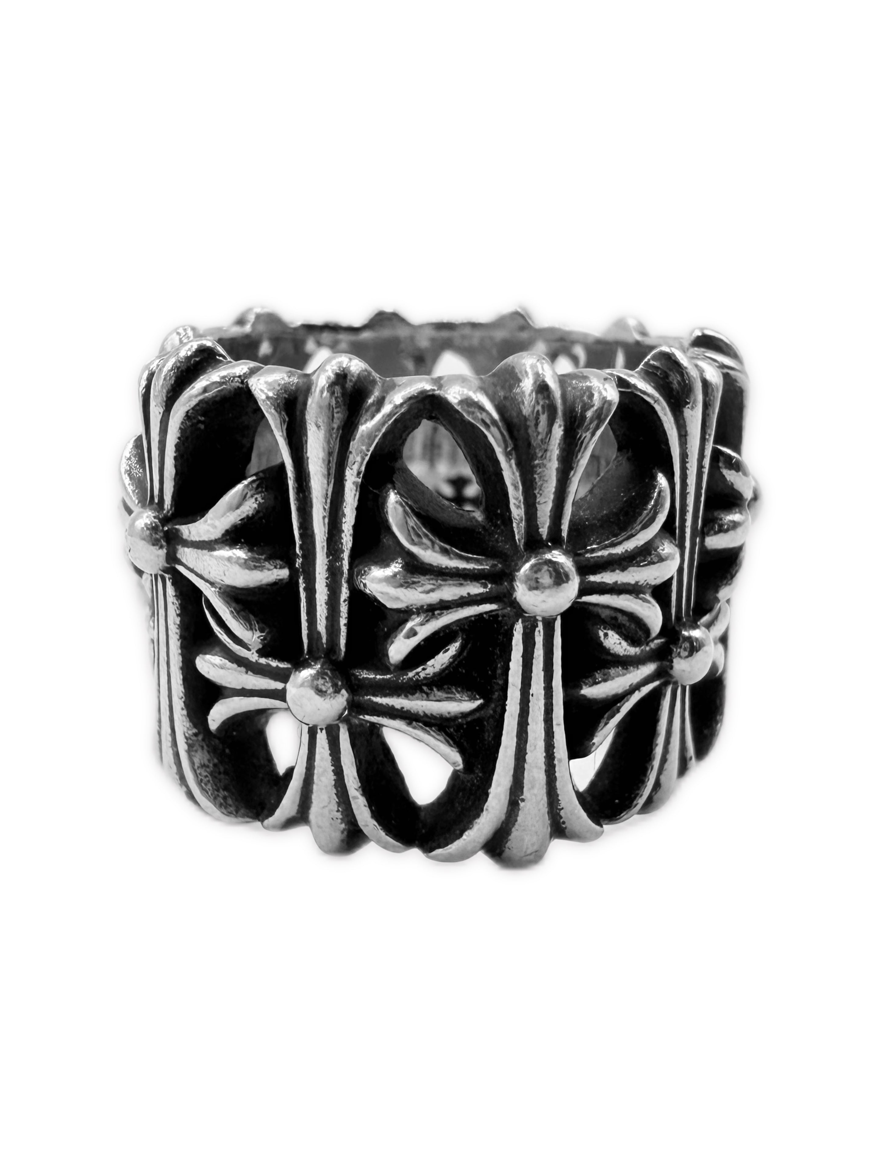 Chrome Hearts Cemetery Cross .925 Silver Ring