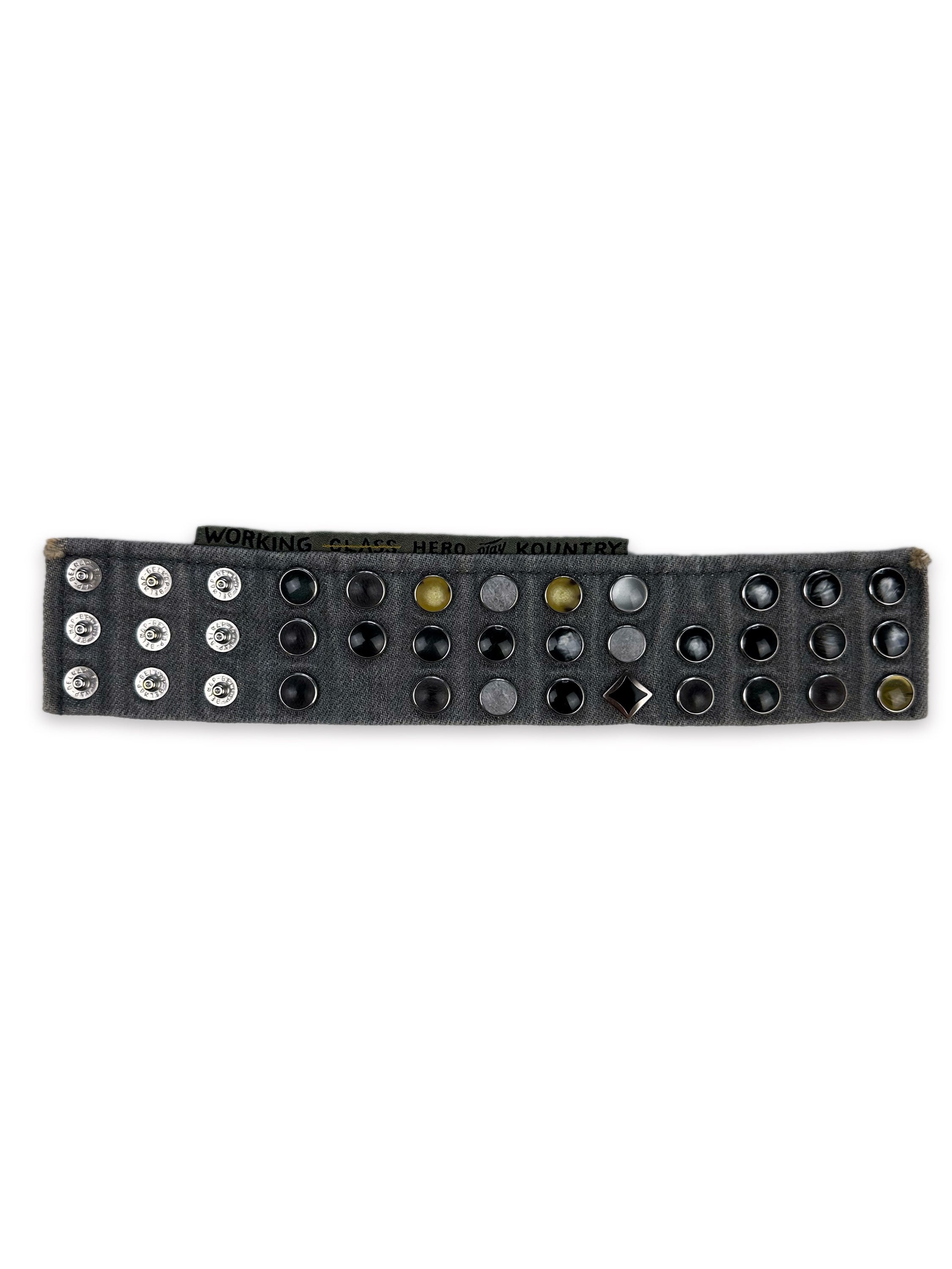 Kapital Kountry Stone Button Snap Closure Bracelet