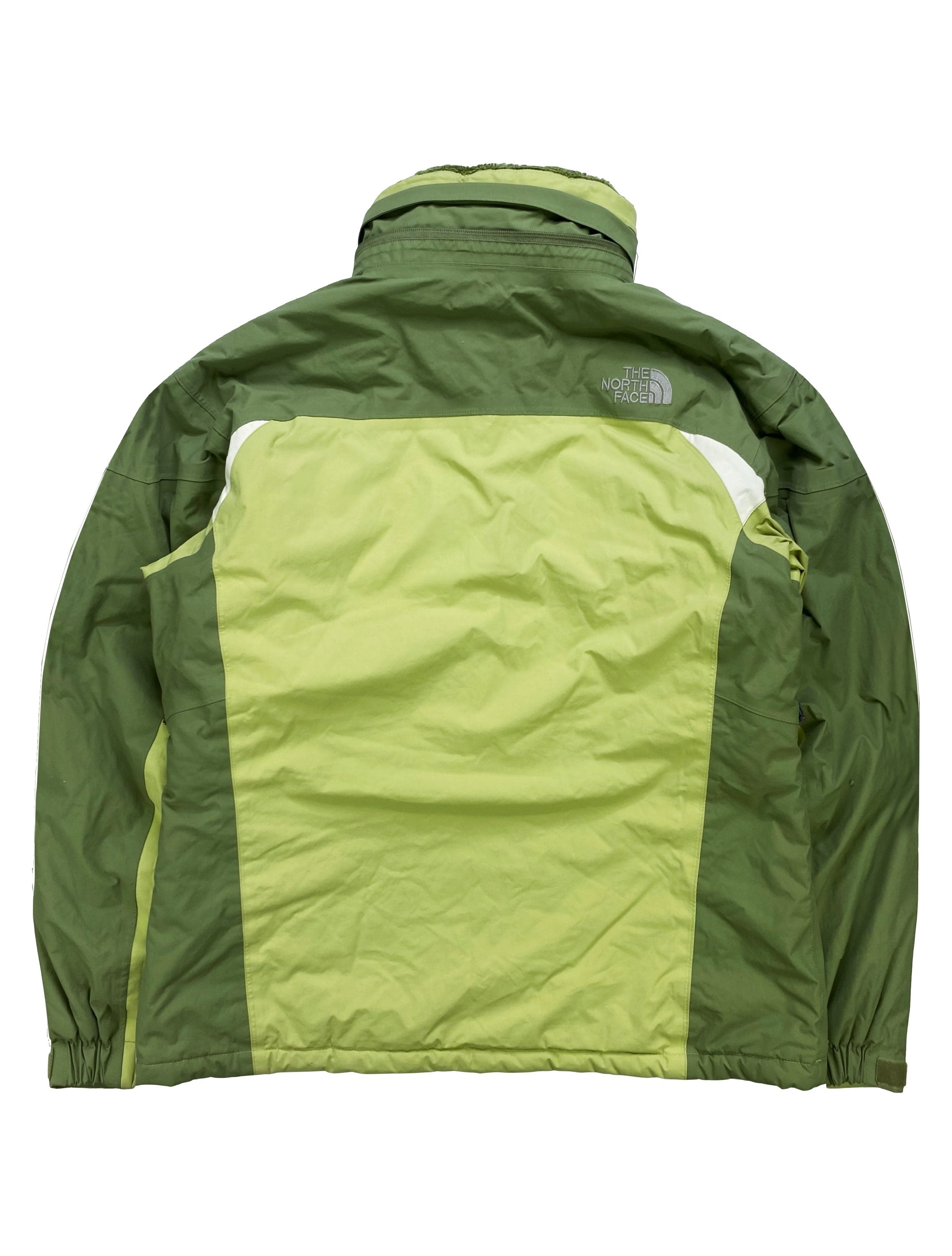 The North Face Lime Green Two Tone Hyvent Jacket