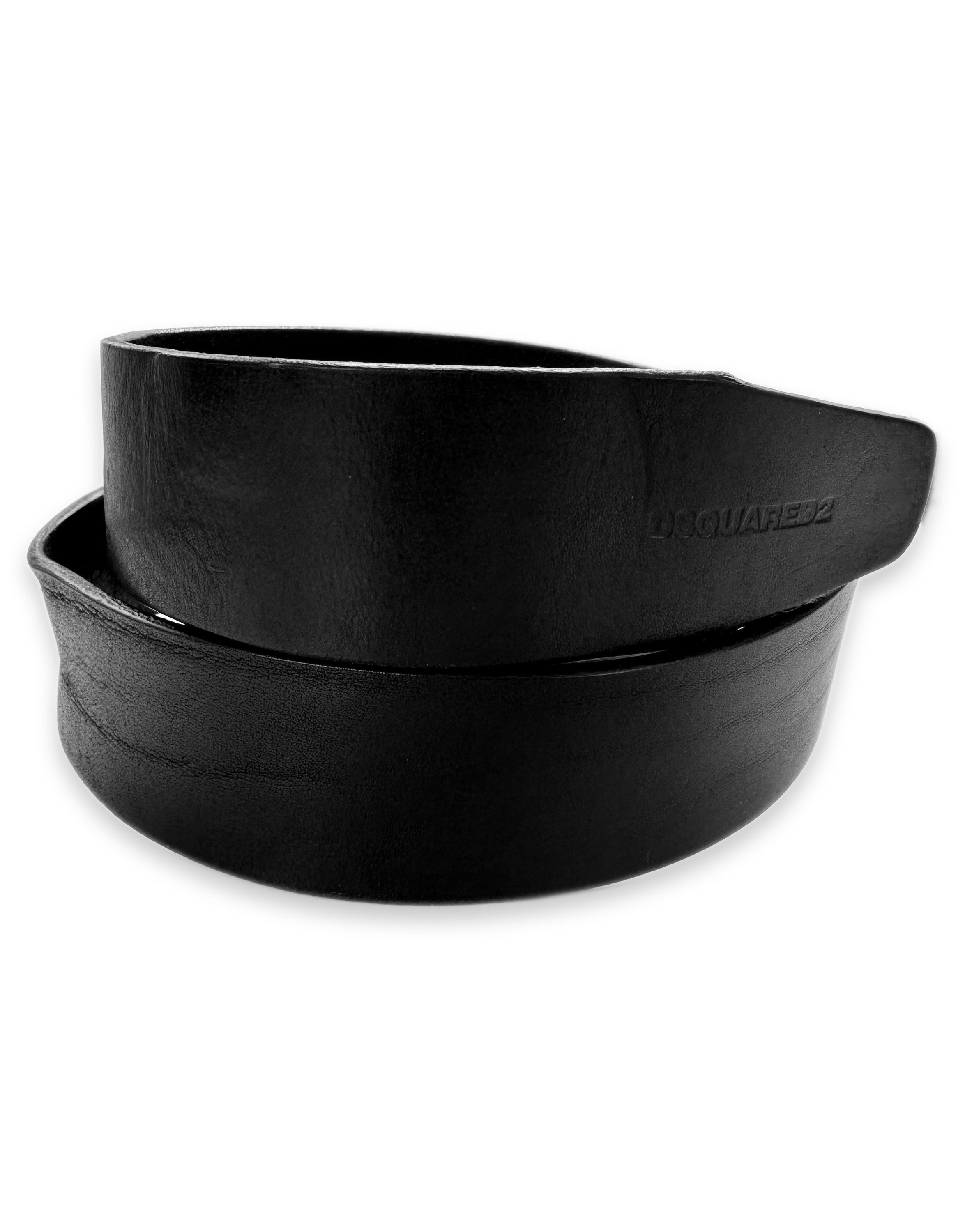 SS00 DSquared2 ‘Got Brewski?’ Bottle Opener Leather Belt