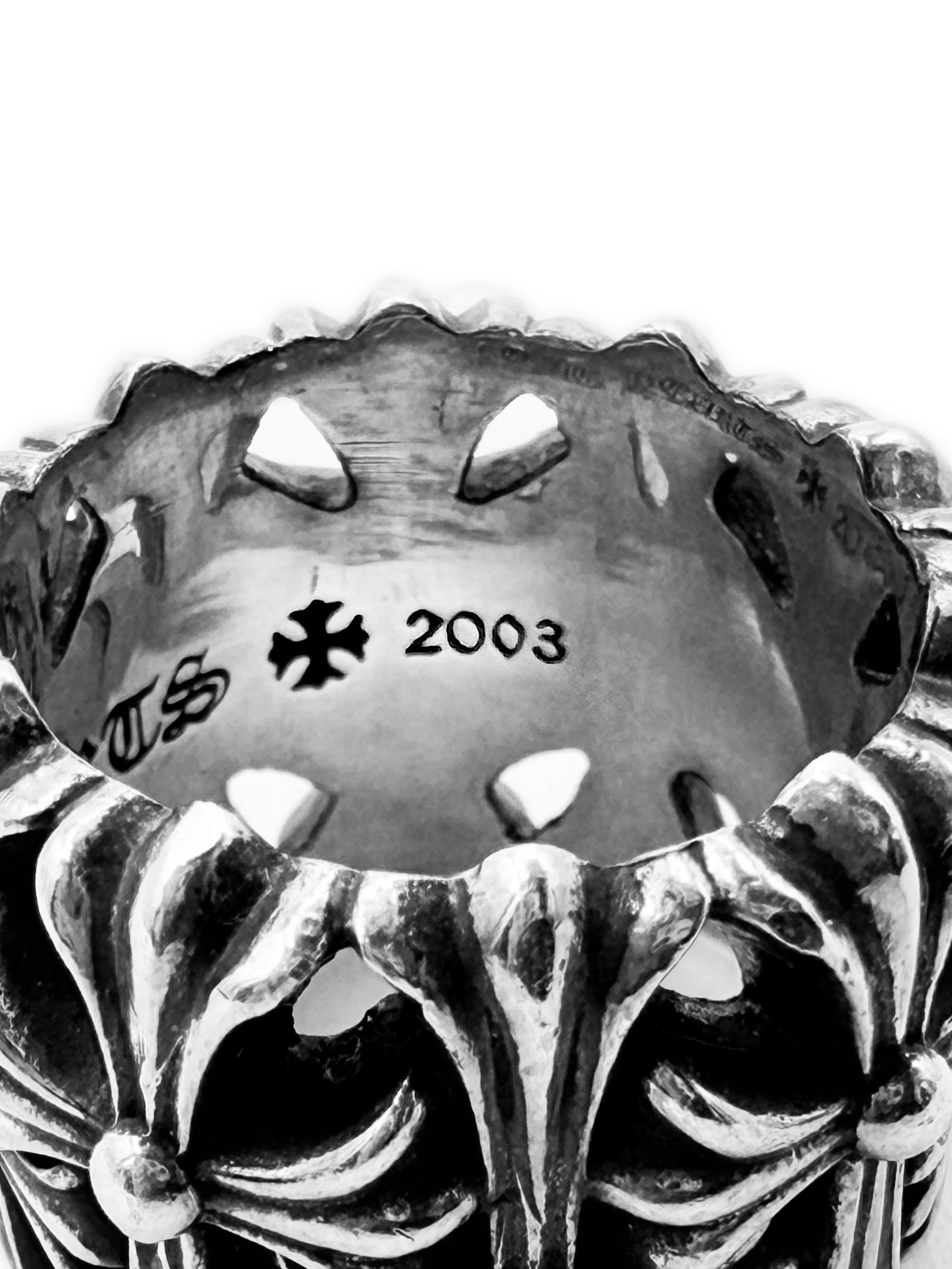 Chrome Hearts Cemetery Cross .925 Silver Ring