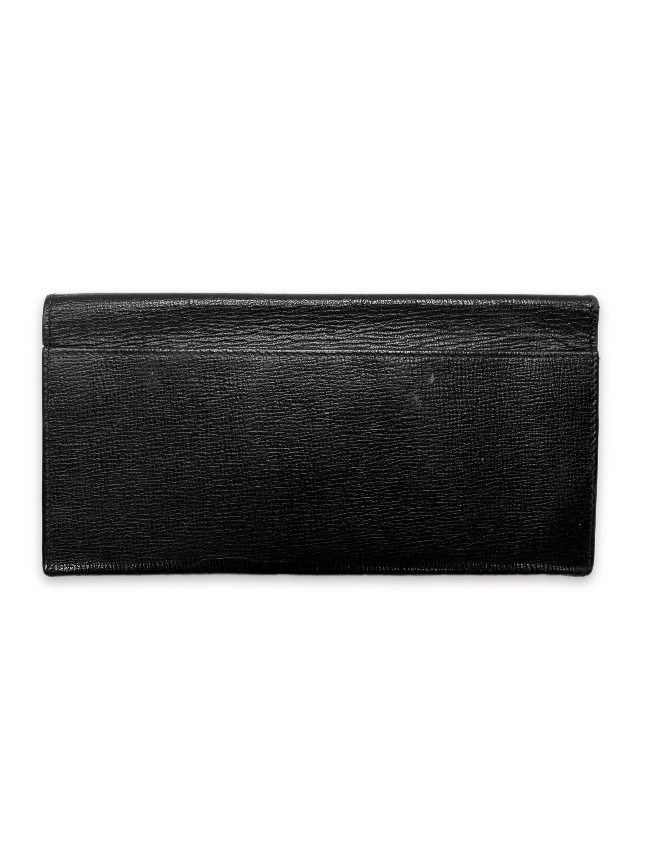 Gucci Black Leather ‘G’ Logo Bifold Wallet