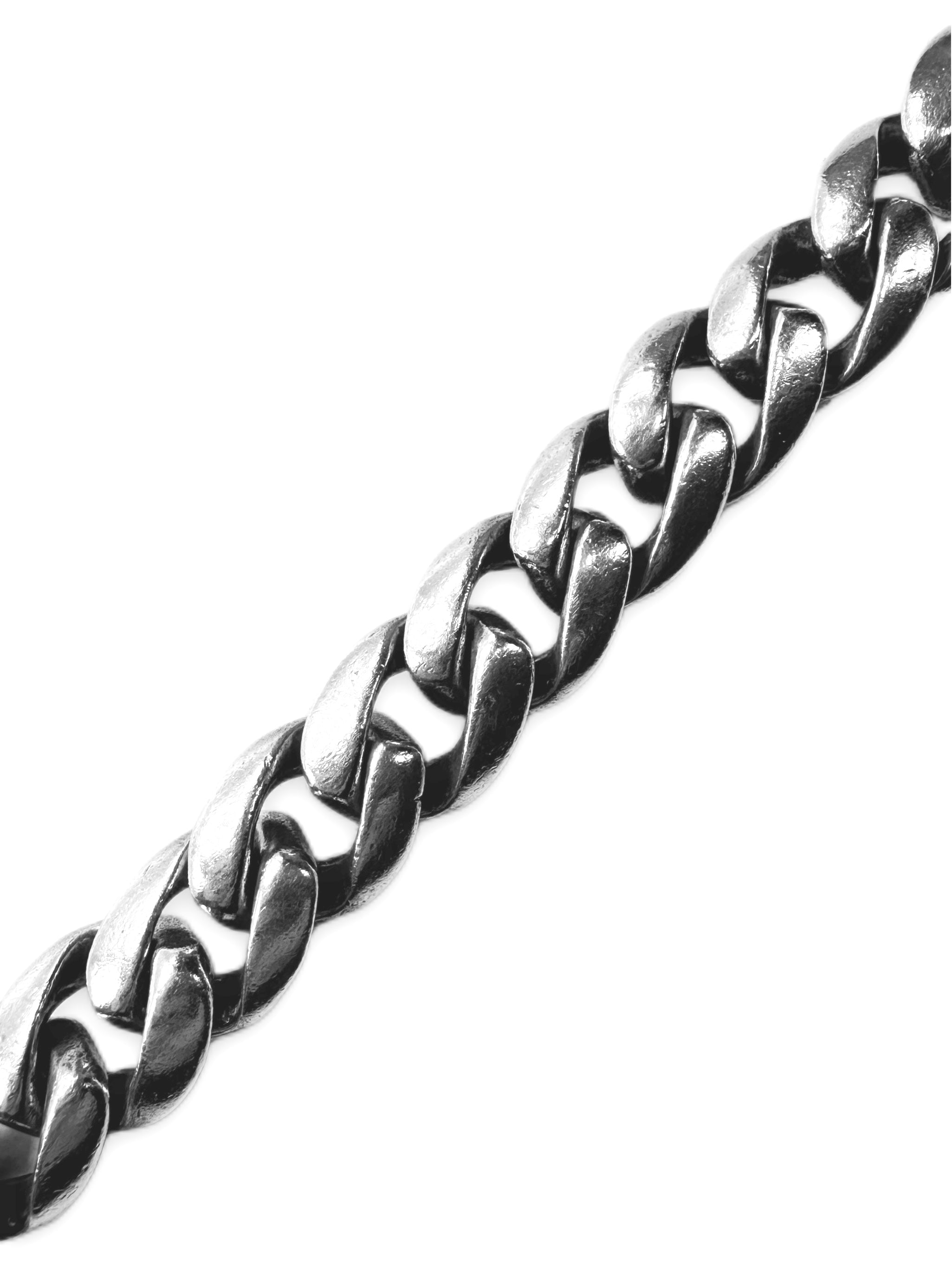 Chrome Hearts 15.5 in Double Lobster Clasp Cuban Link Wallet Chain.