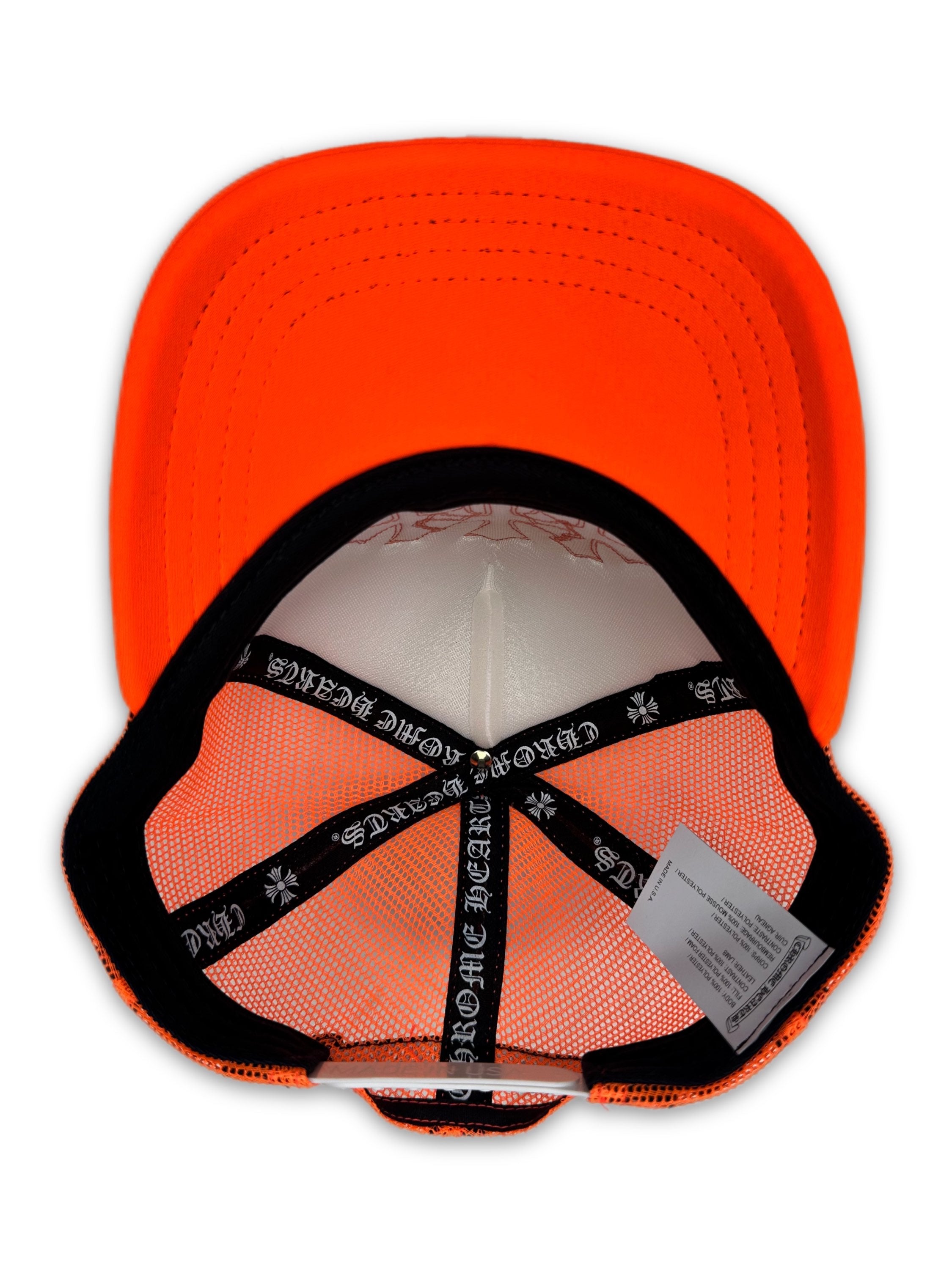 2024 Chrome Hearts Triple Cross Patch Lambskin Miami Trucker Hat