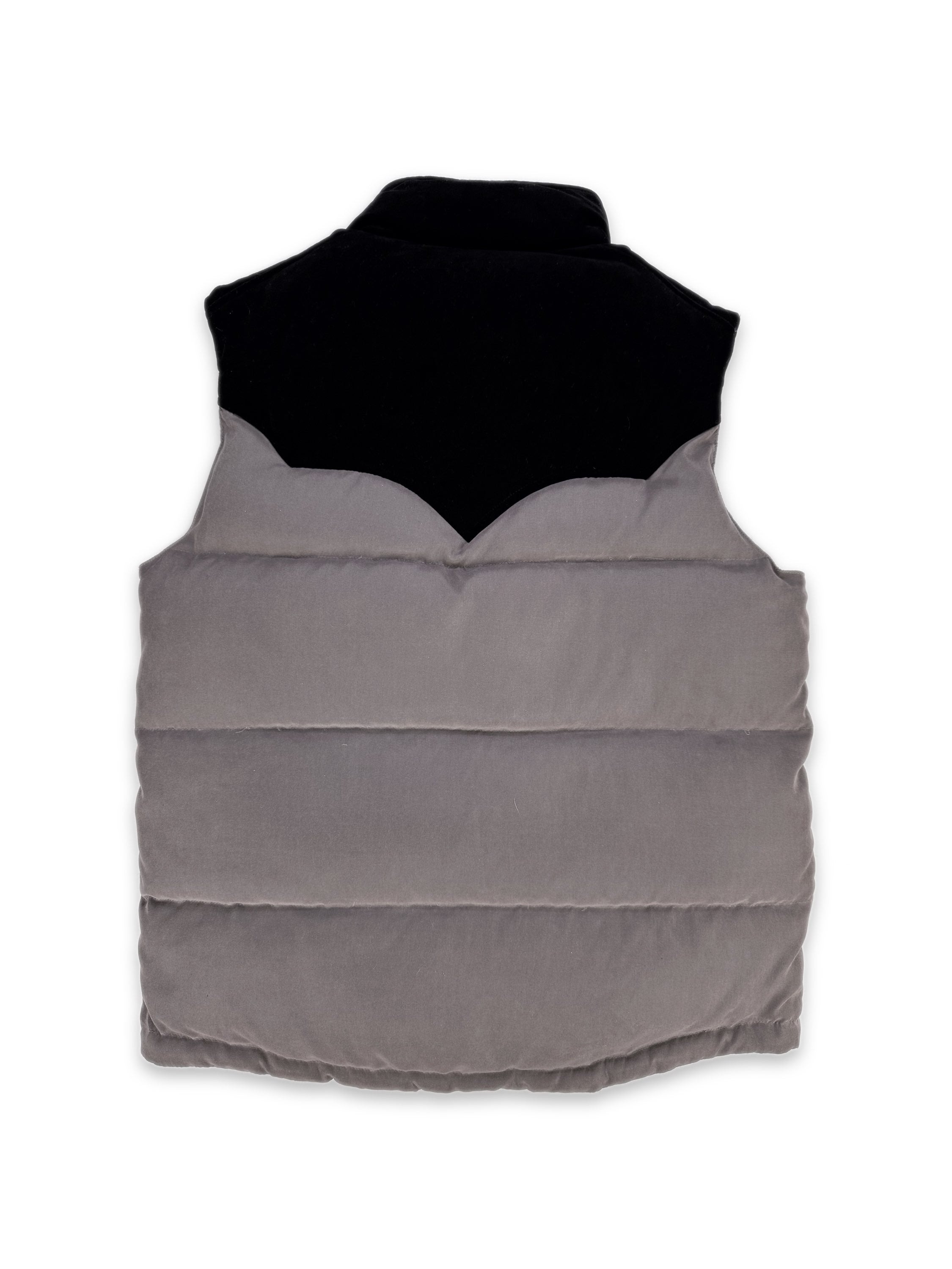 Number (N)ine Two Tone ‘Western’ Sleeveless Puffer Vest