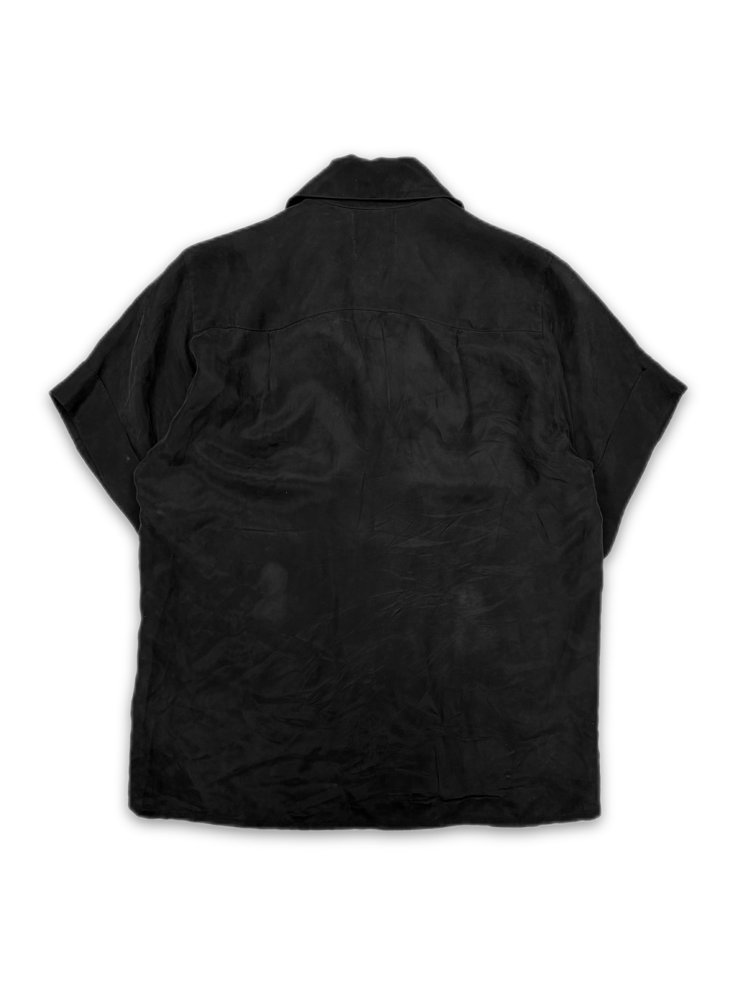 AW22 Enfants Riches Deprimes ‘Rose’ Camp Collar Black Shirt