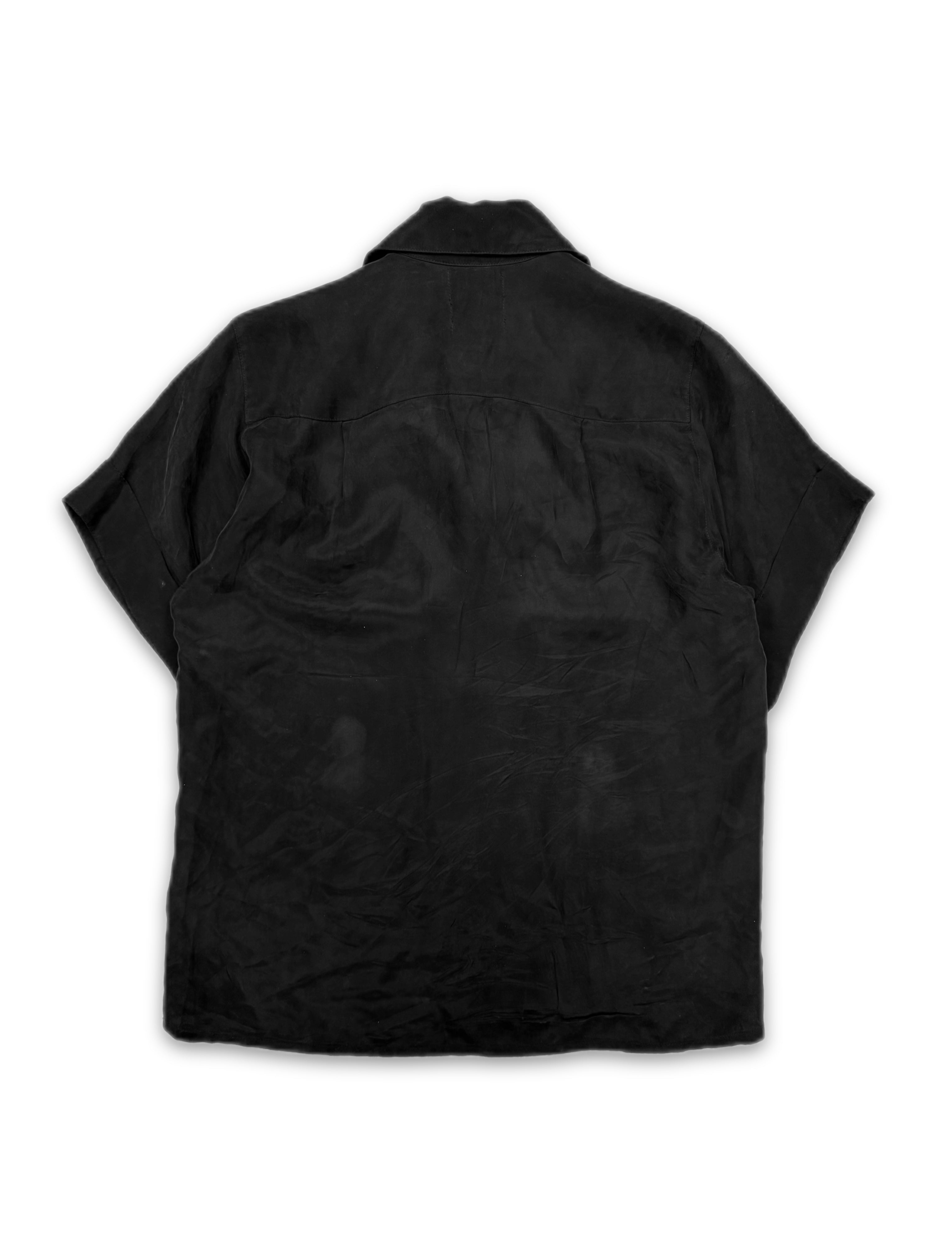 AW22 Enfants Riches Deprimes ‘Rose’ Camp Collar Black Shirt