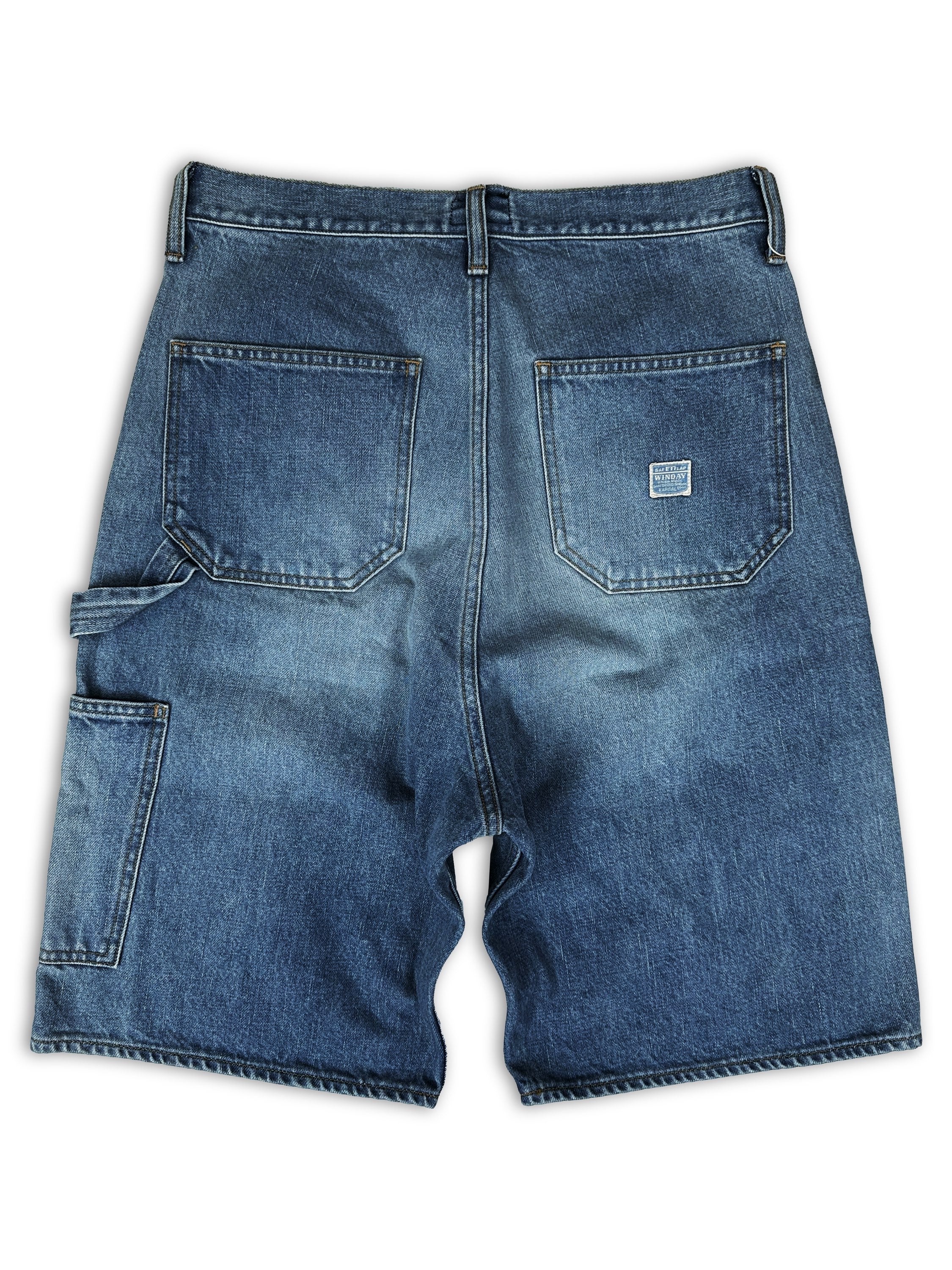 AW24 Kapital ‘Studded’ Carpenter Reinforced Denim Shorts