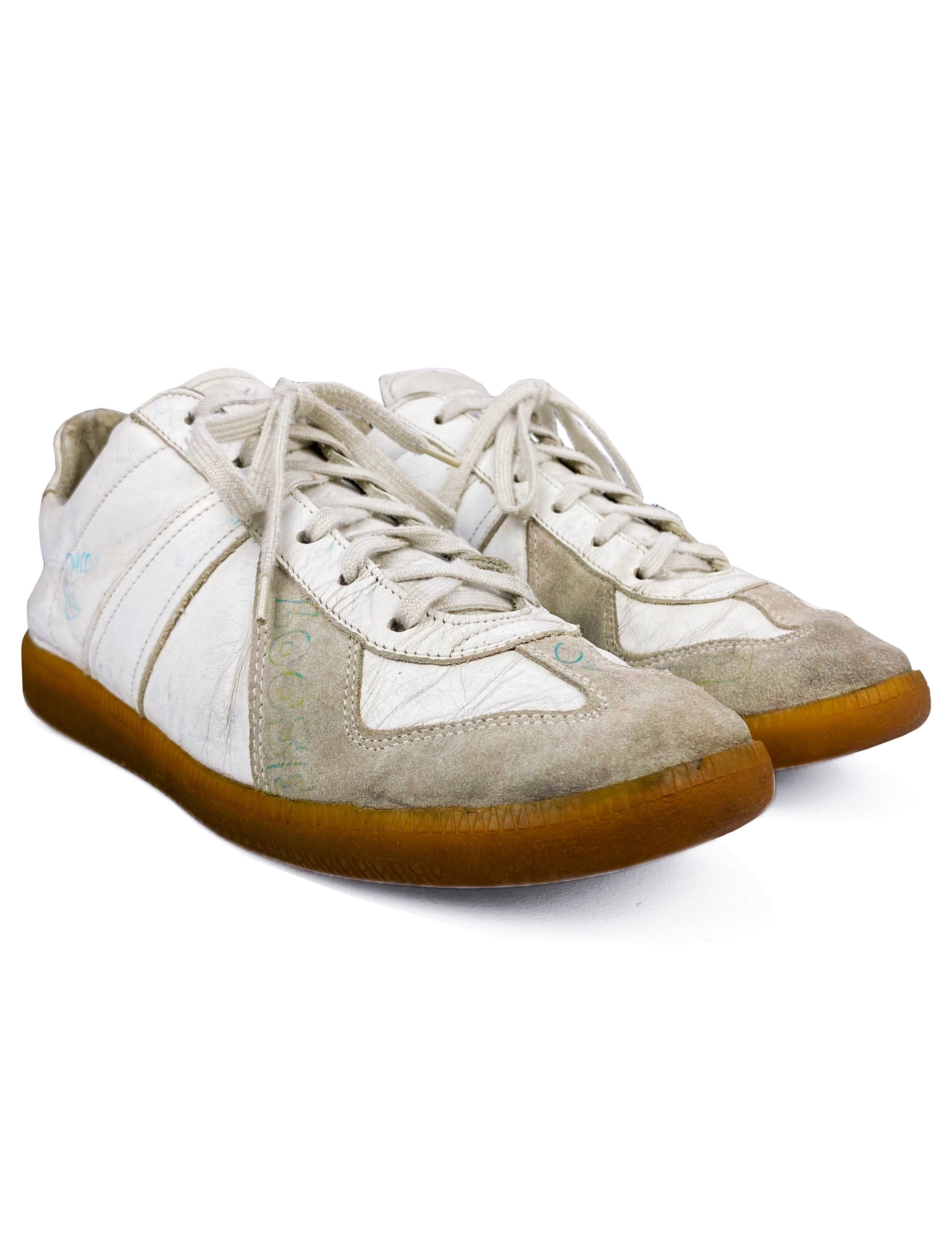 SS02 Maison Margiela ‘Graffiti’ 1/1 Artisanal GAT Sneakers