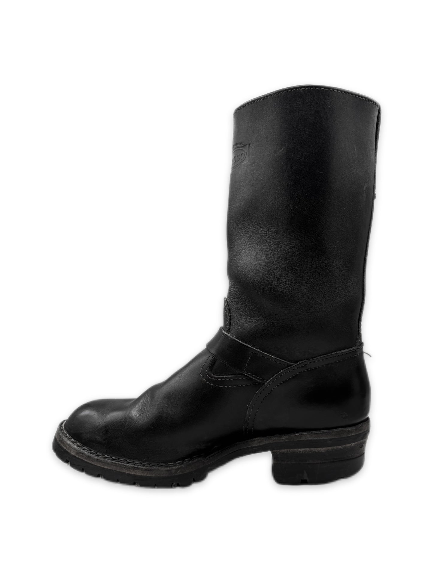 Chrome Hearts x Wesco Engineer Gunslinger Dagger Pendant Black Leather Boots
