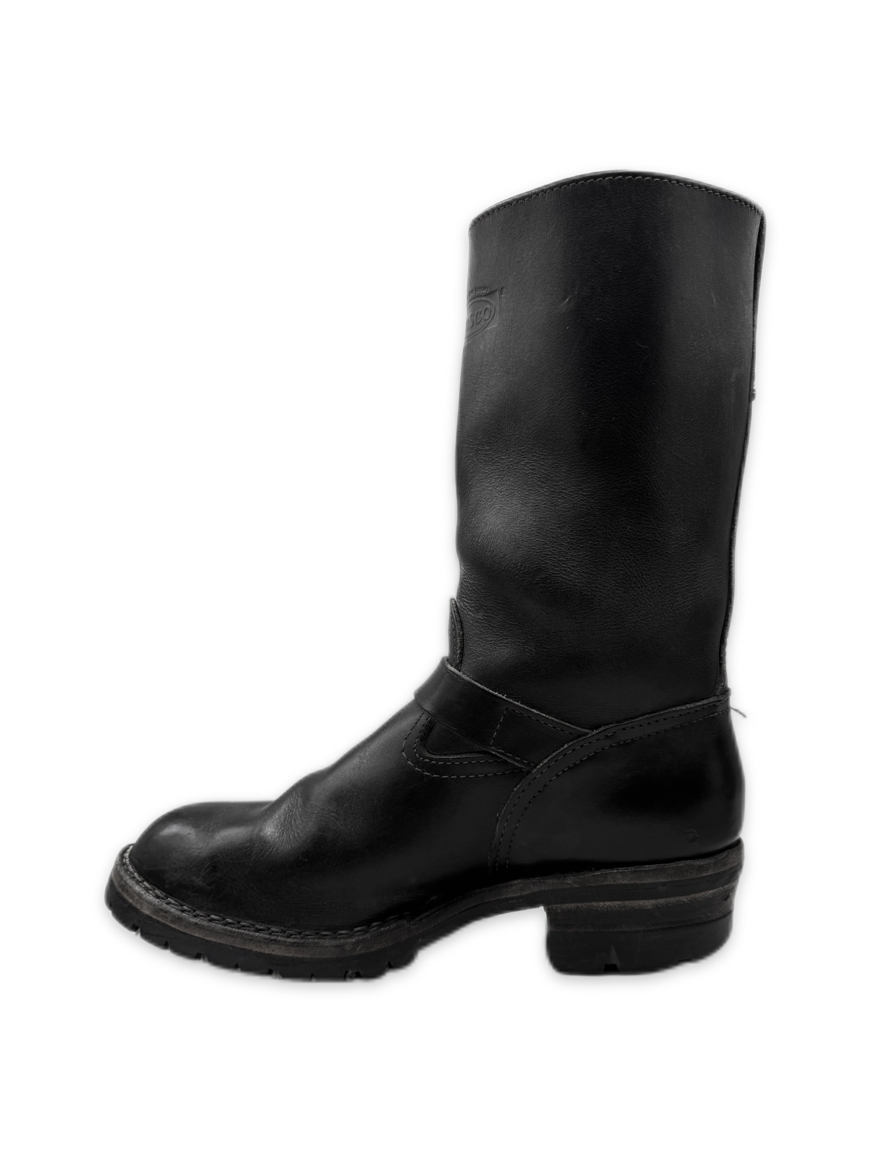 Chrome Hearts x Wesco Engineer Gunslinger Dagger Pendant Black Leather Boots