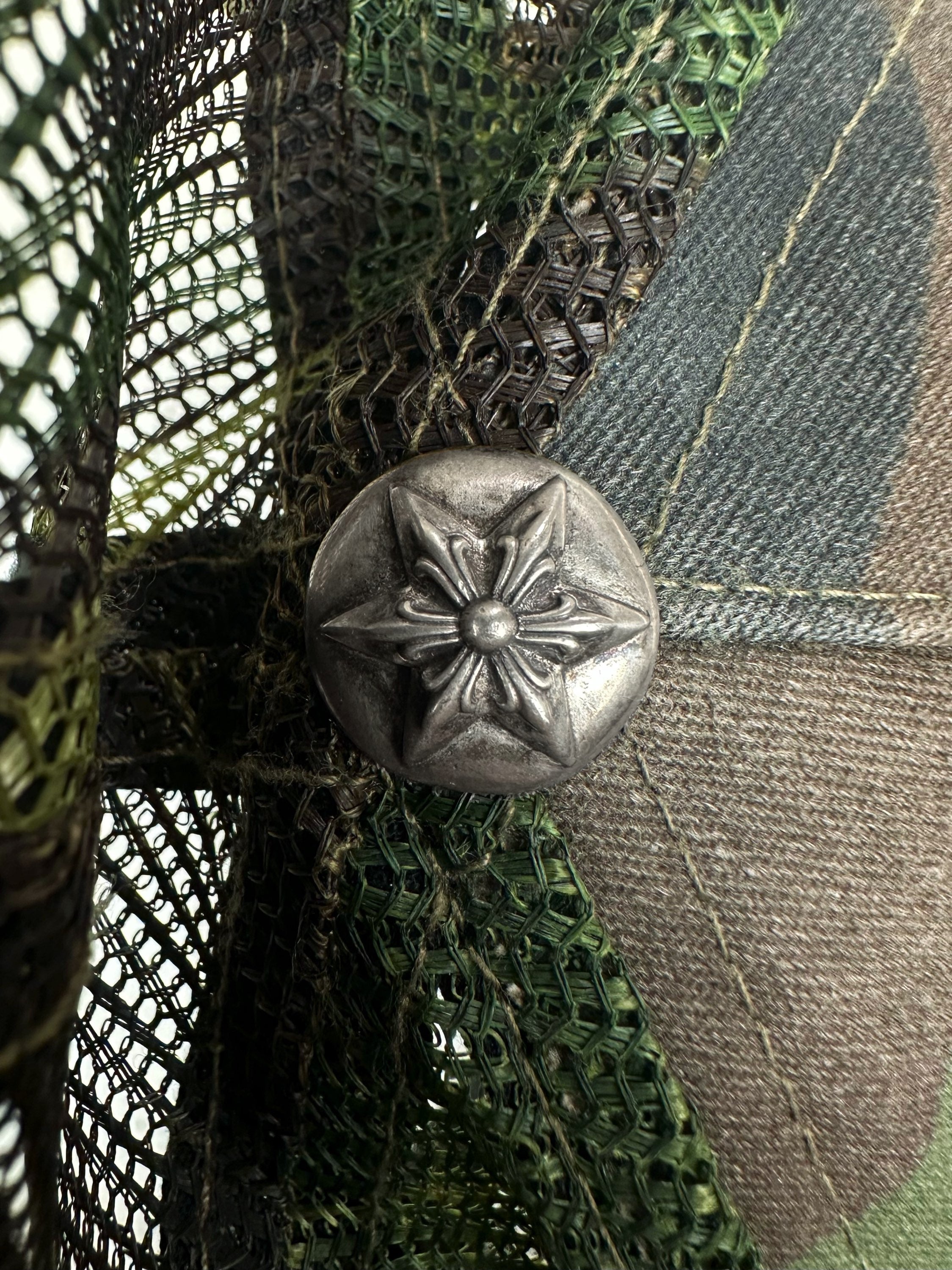 Chrome Hearts ‘Star Patch’ Camoflauge Snap Back Trucker Hat