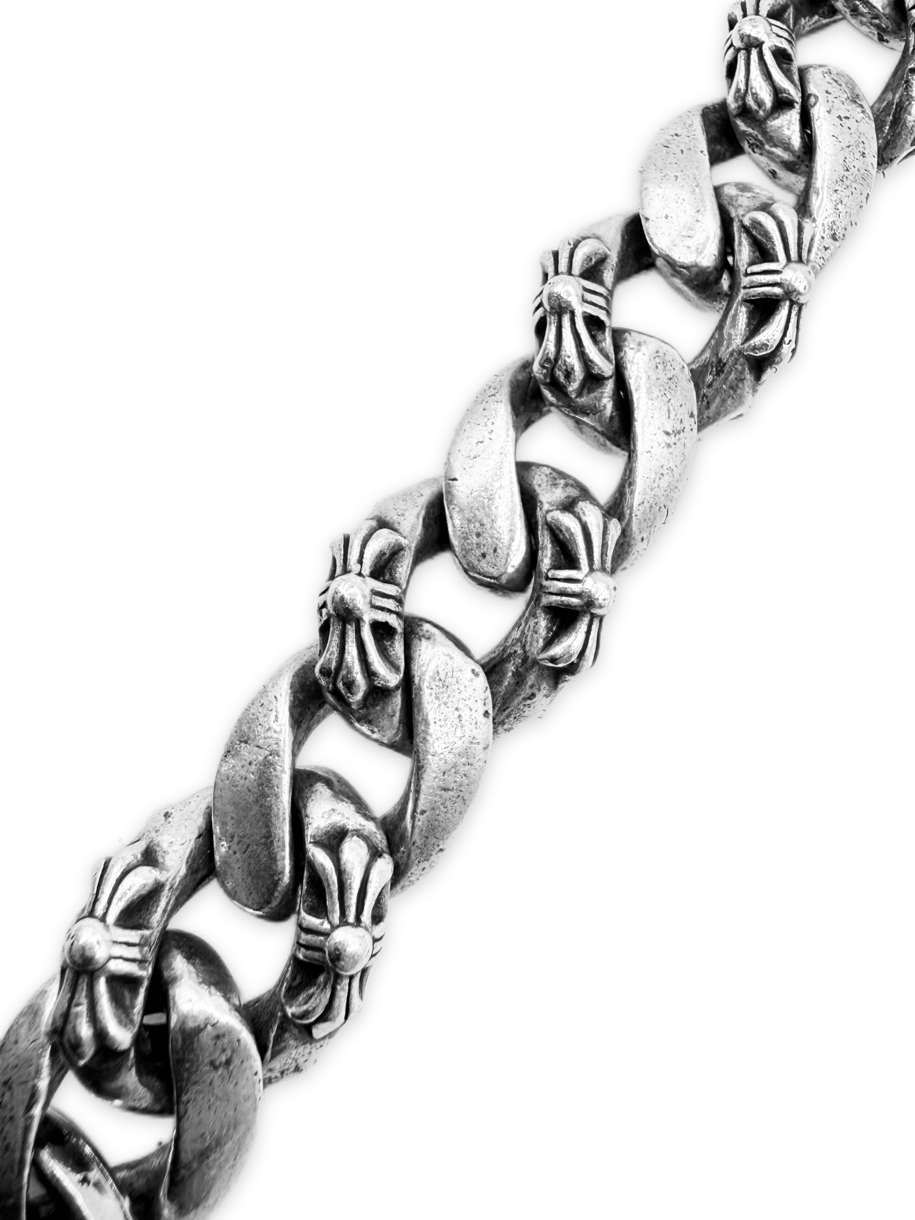 Chrome Hearts Extra Fancy Cuban Link XL Dagger Lobster Clasp Keychain