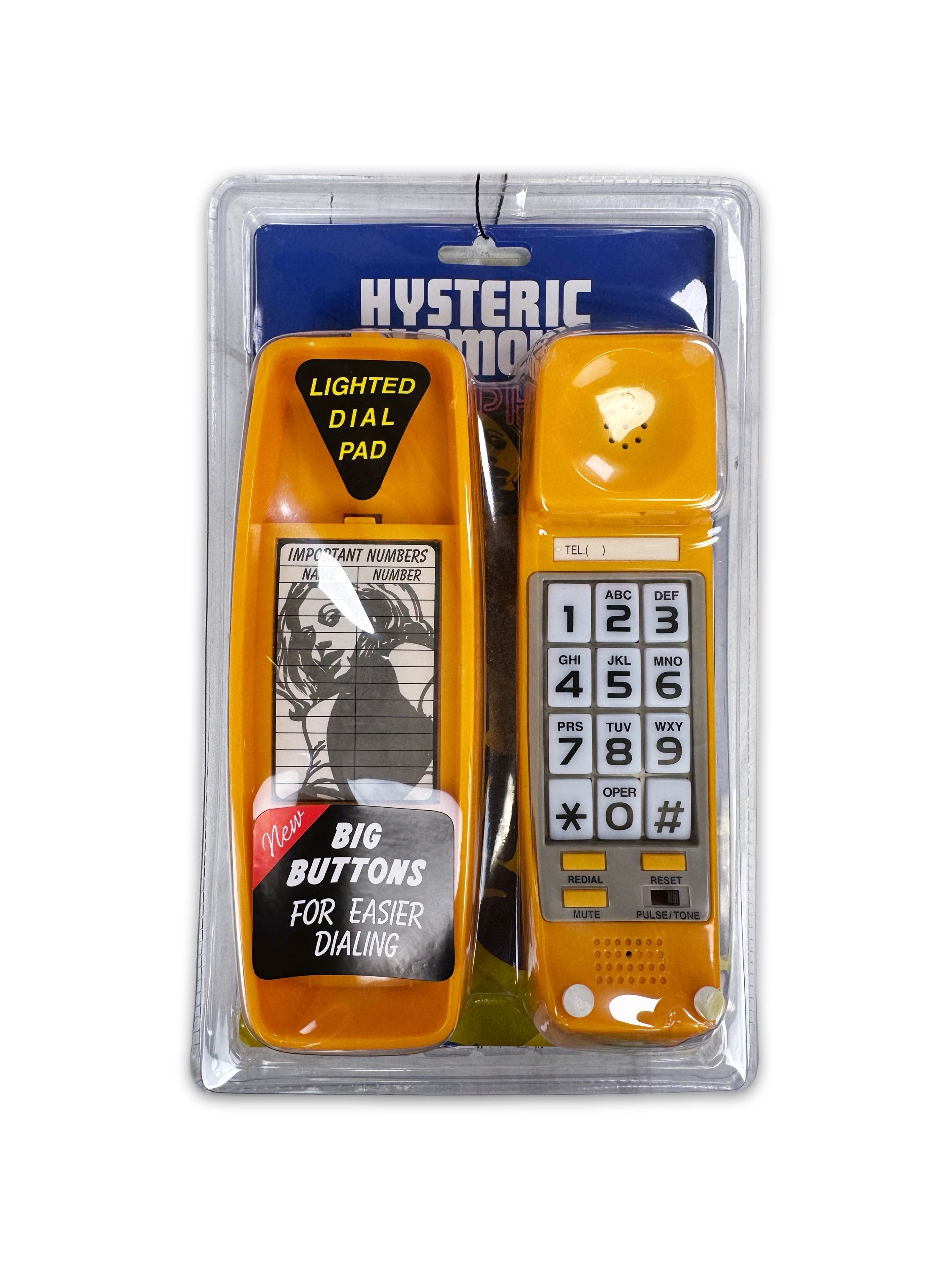 00s Hysteric Glamour Yellow Toy Mobile Phone