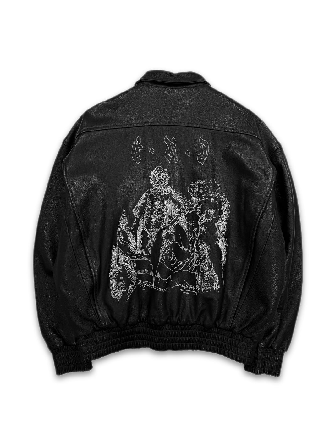 AW24 Enfants Riches Deprimes ‘Painters Wives’ Embroidered Leather Jacket