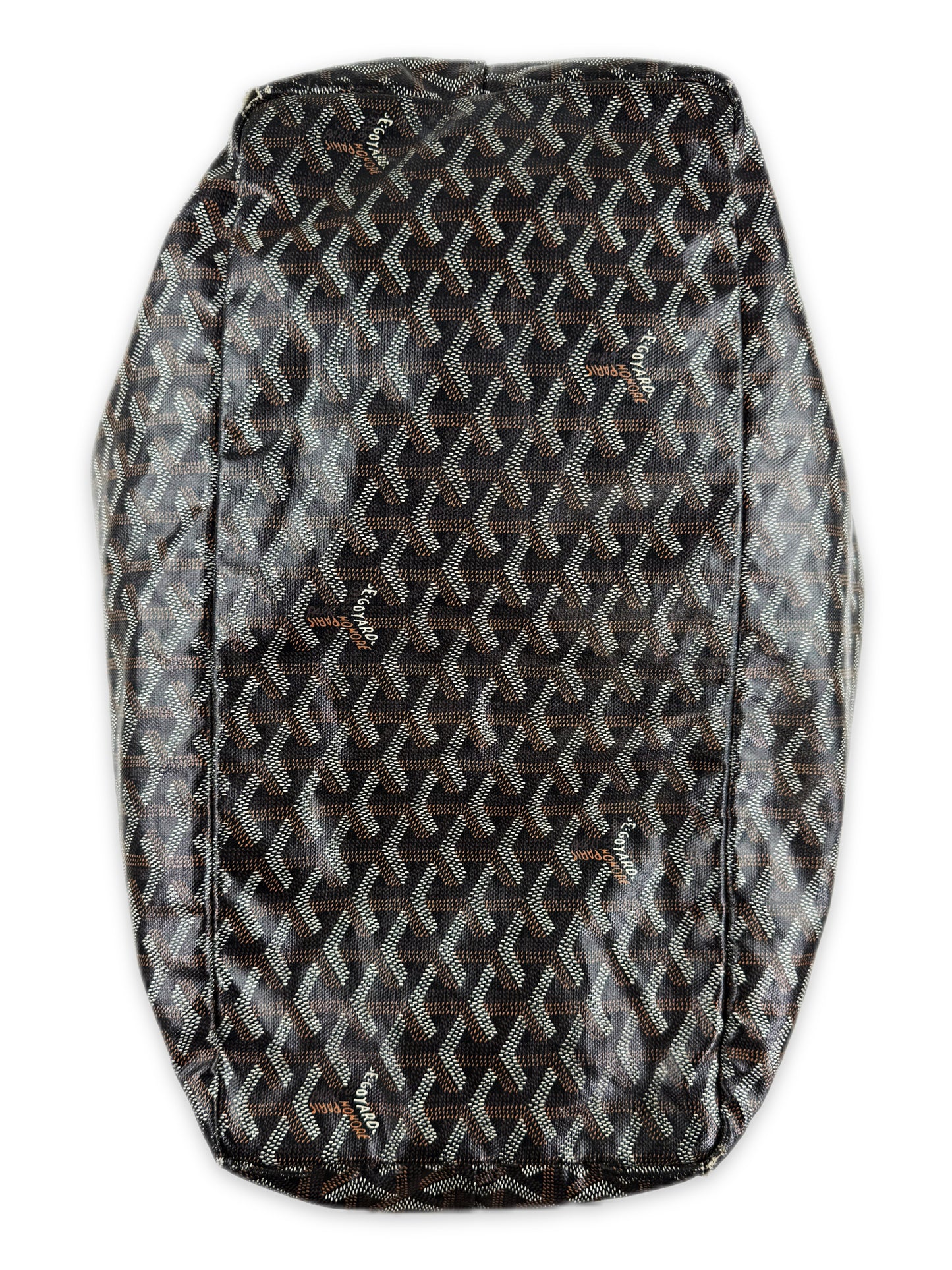 Goyard Noir Saint Louis GM Monogram Hand Painted Tote Bag