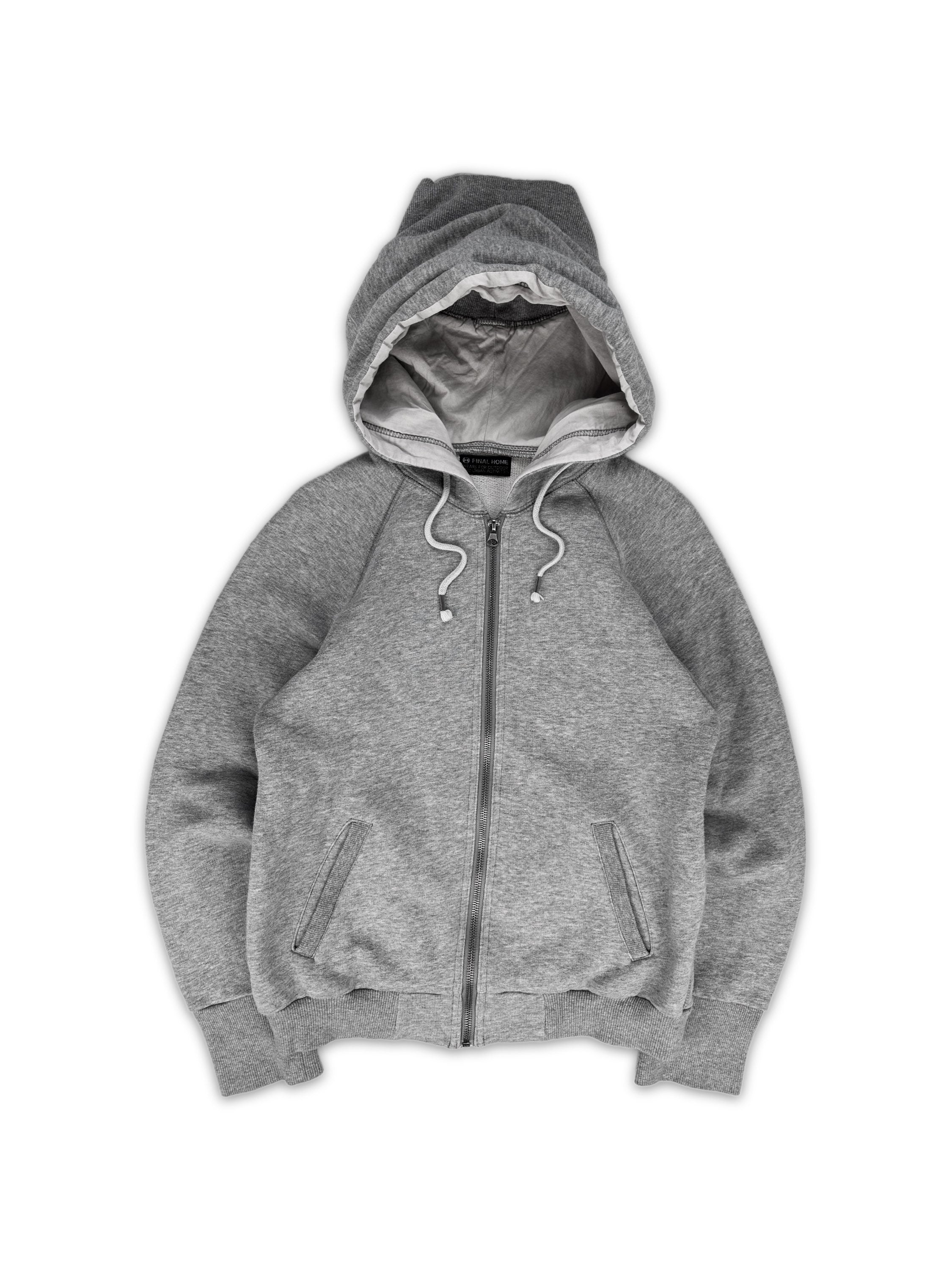 90s Final Home Convertiable Hoodie / Turtleneck Full-zip Hoodie