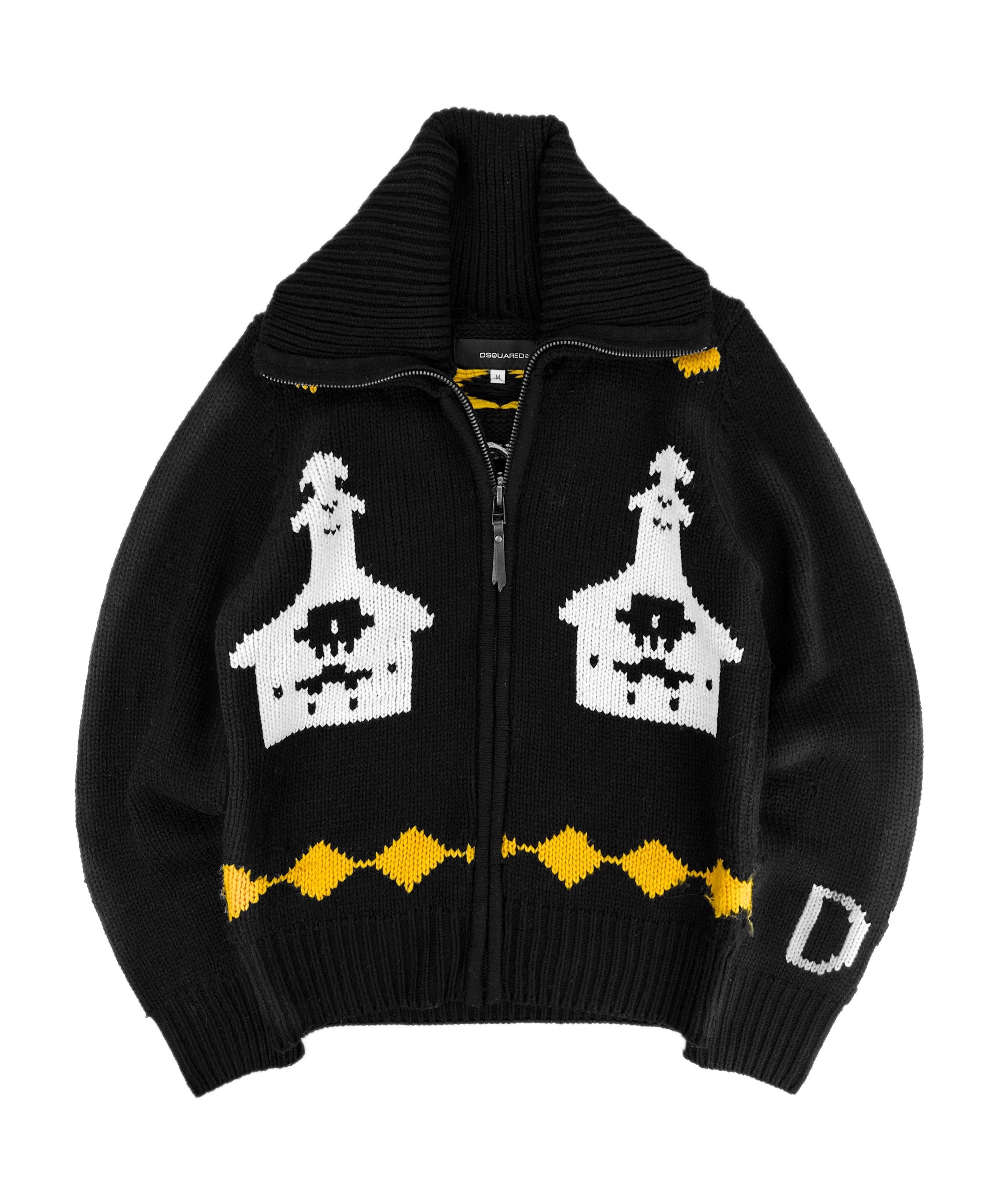AW05 Dsquared2 ‘Jesus Loves Even Me’ Church Knitted Cowichan