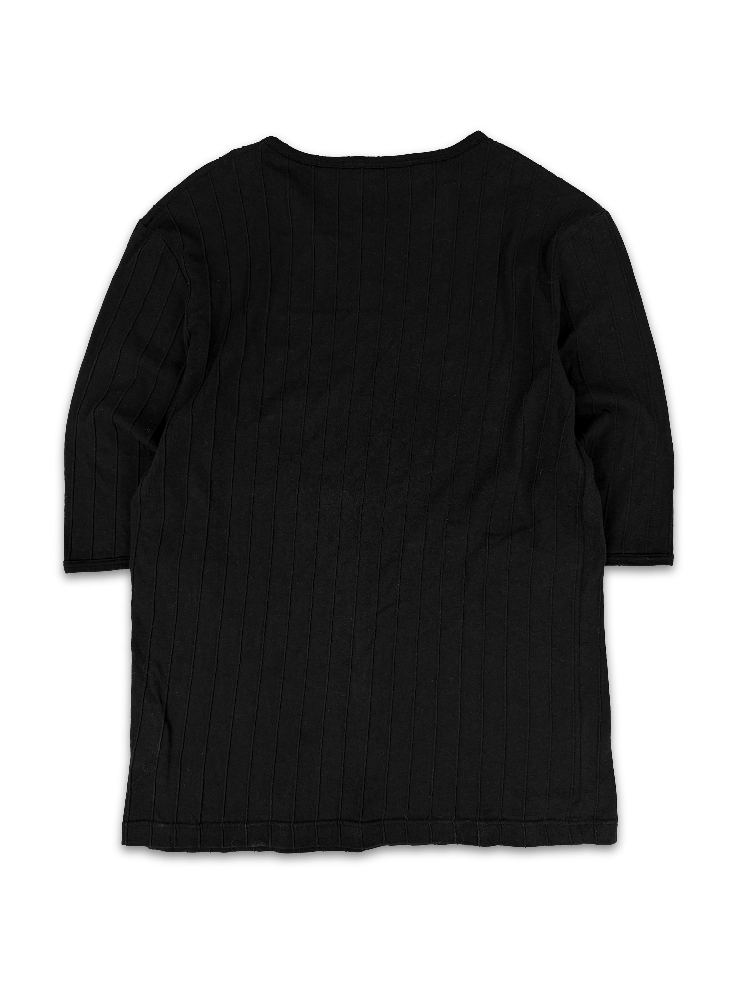 SS03 Raf Simons Consumed ‘Asphalt’ Graphic 3/4 Length Shirt