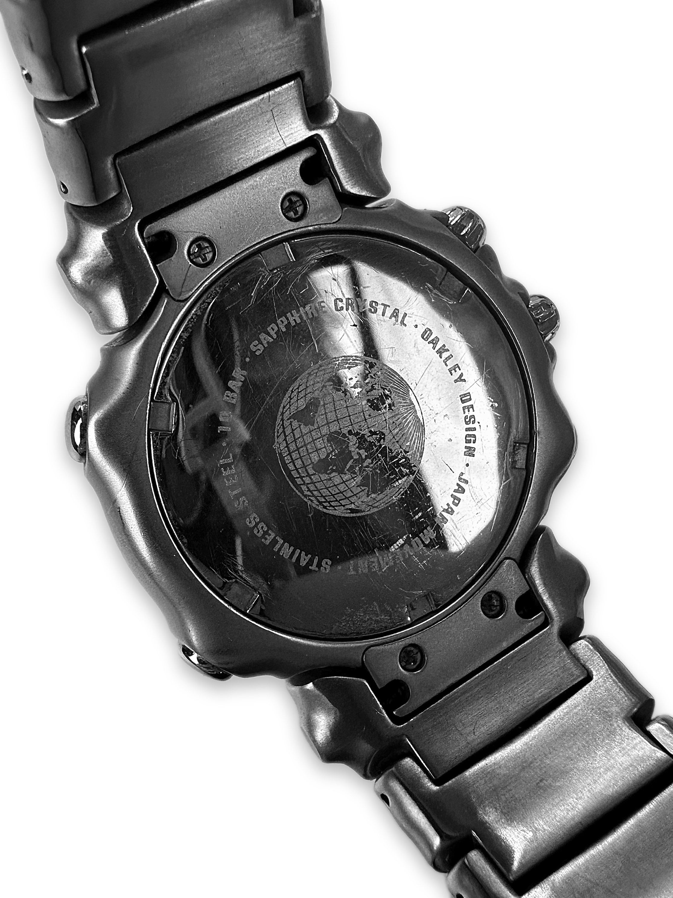2003 Oakley ‘GMT’ Honed Blue Chronograph Wristwatch