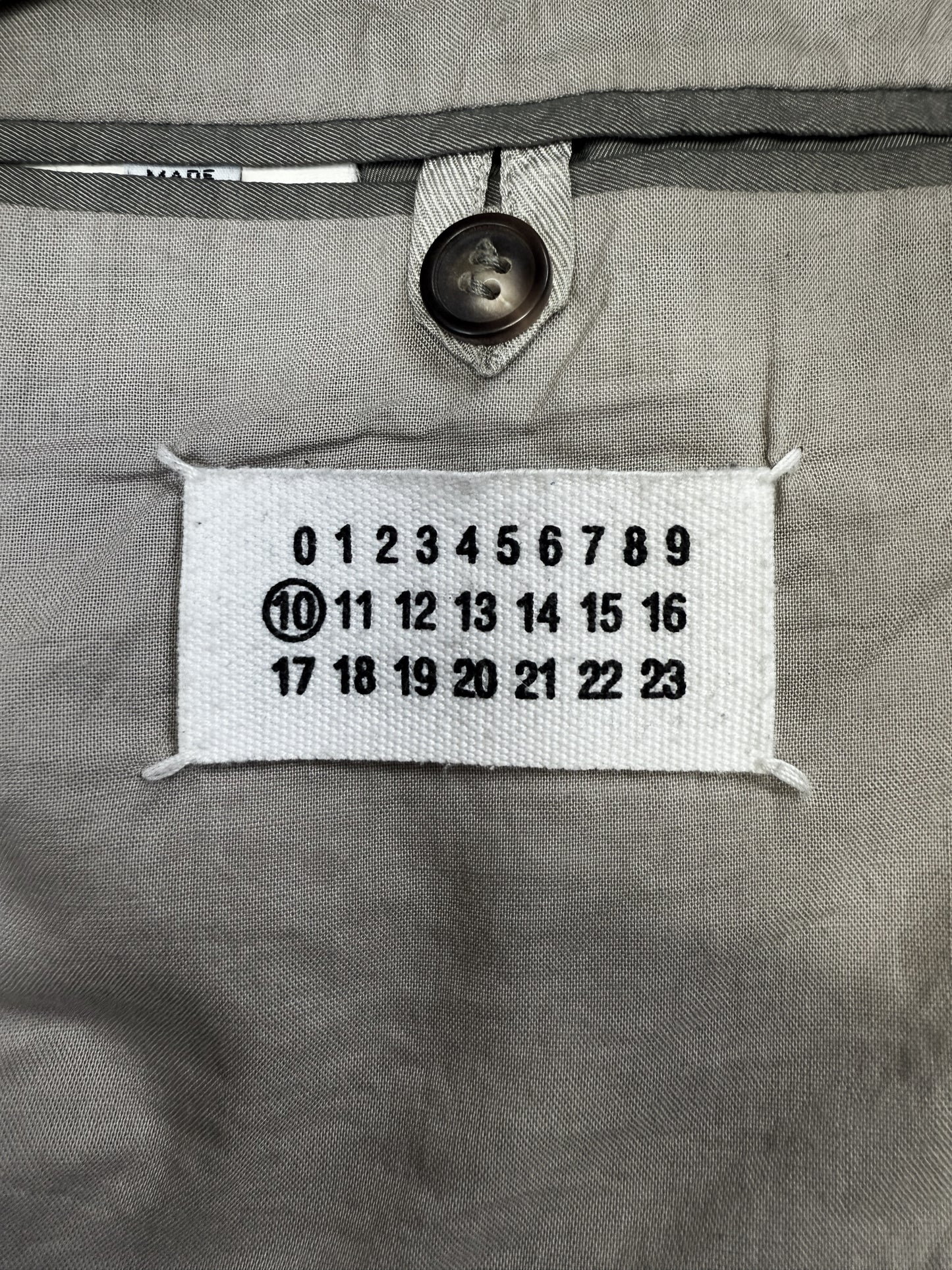 SS07 Maison Margiela Bondage Grey Flight Jacket