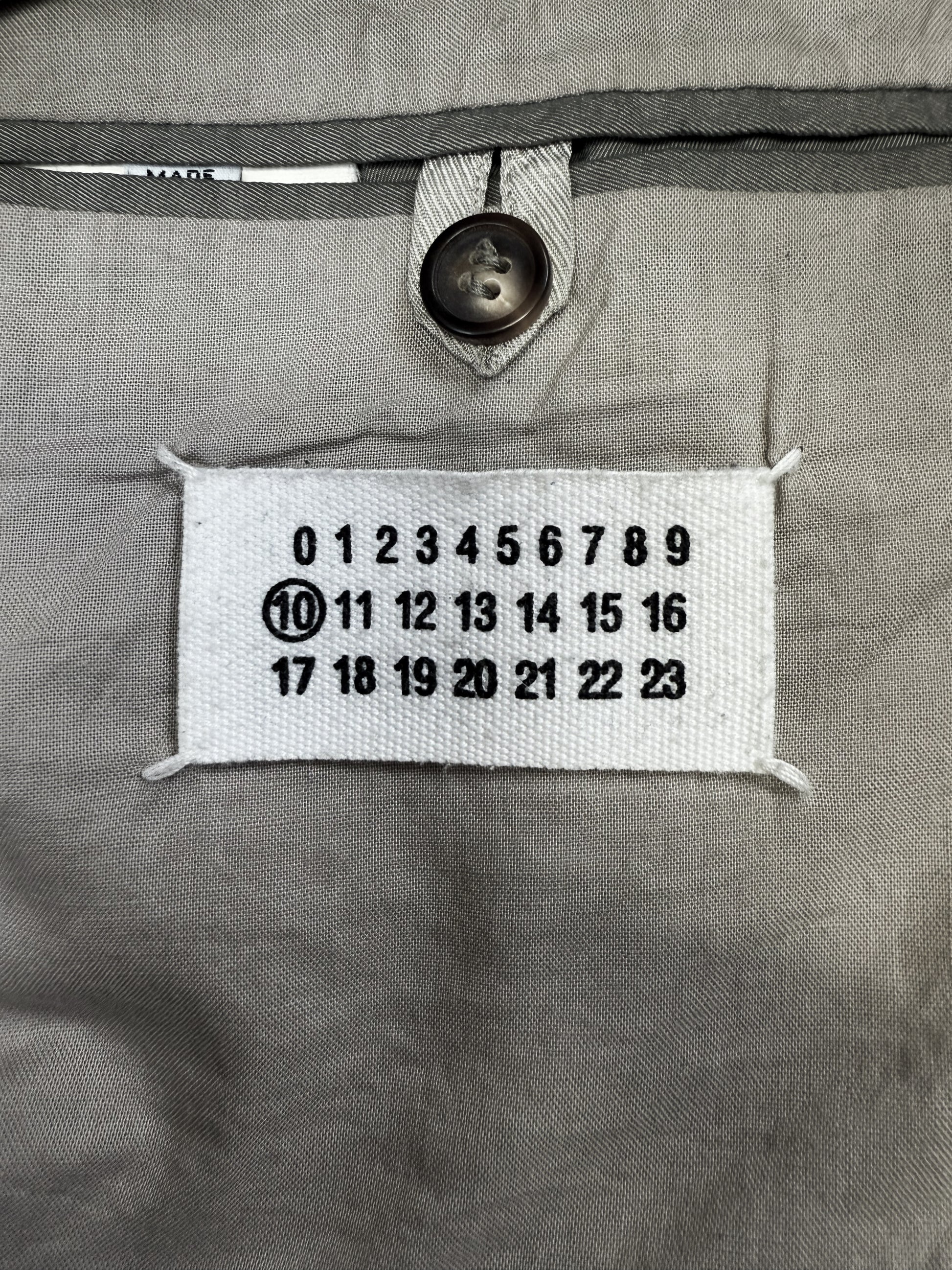 SS07 Maison Margiela Bondage Grey Flight Jacket