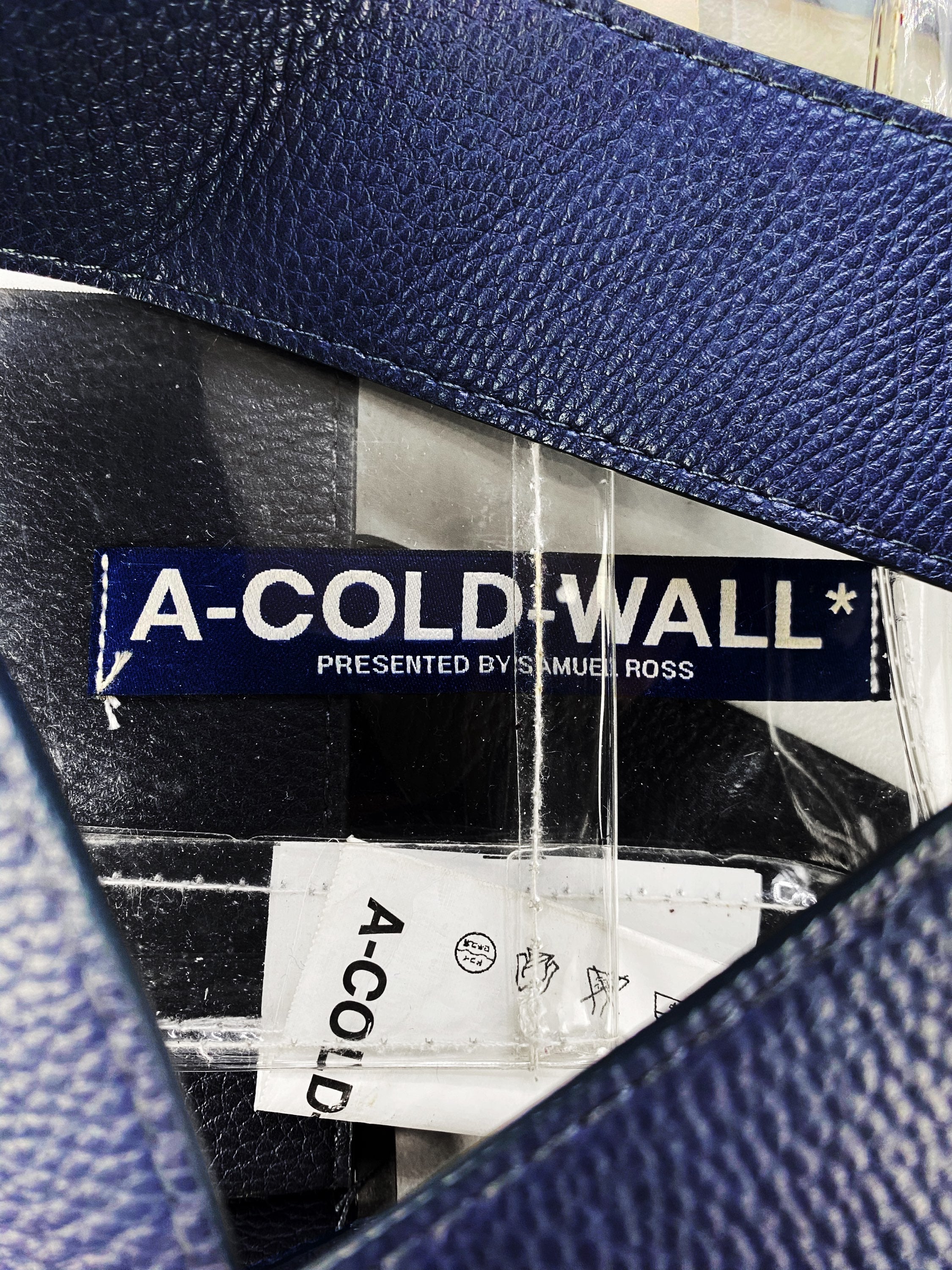 A Cold Wall PVC Leather Transparent Sling Holster Bag