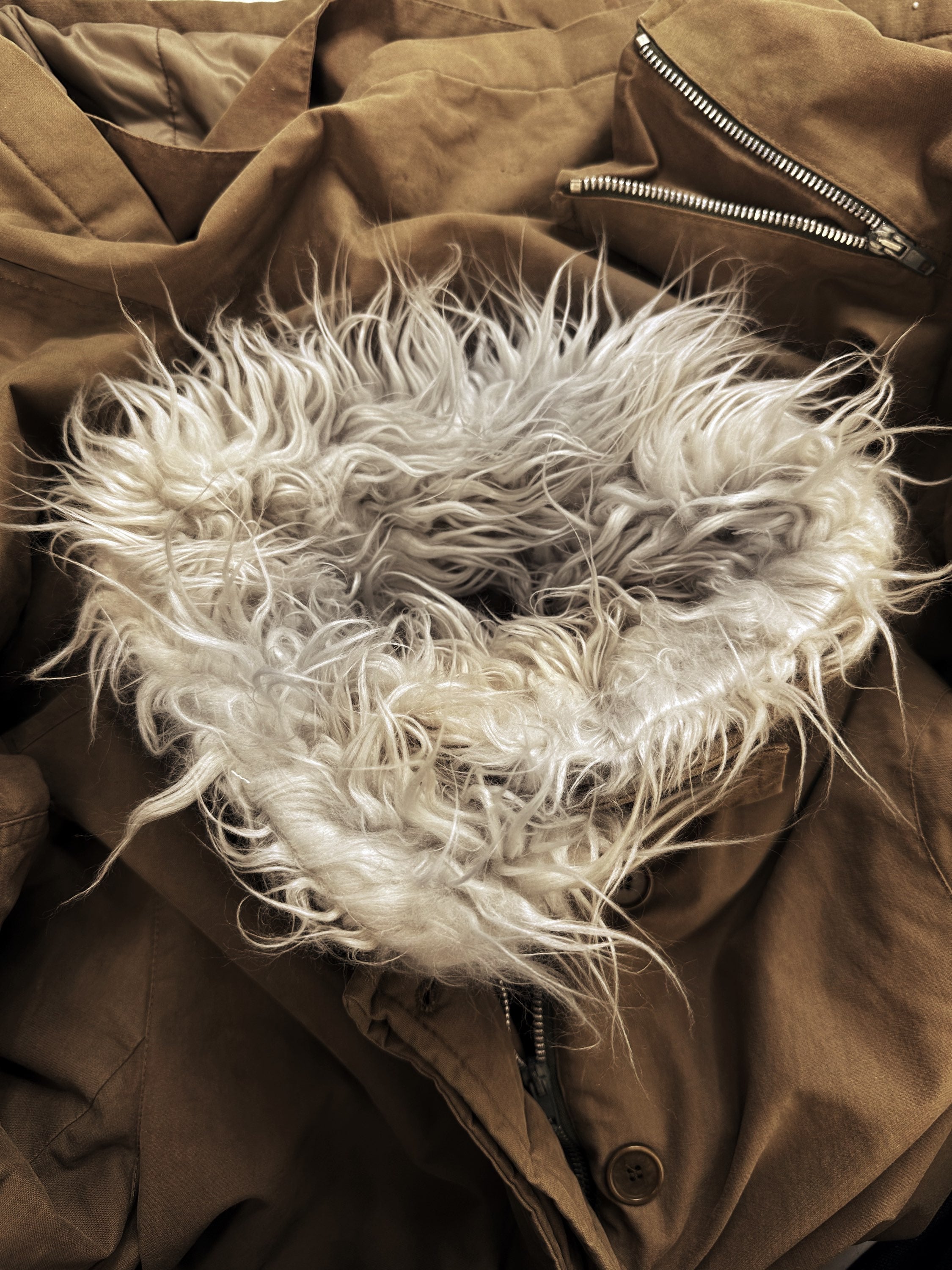 AW99 Helmut Lang ‘Astro’ Fur Ballistic Parachute Parka