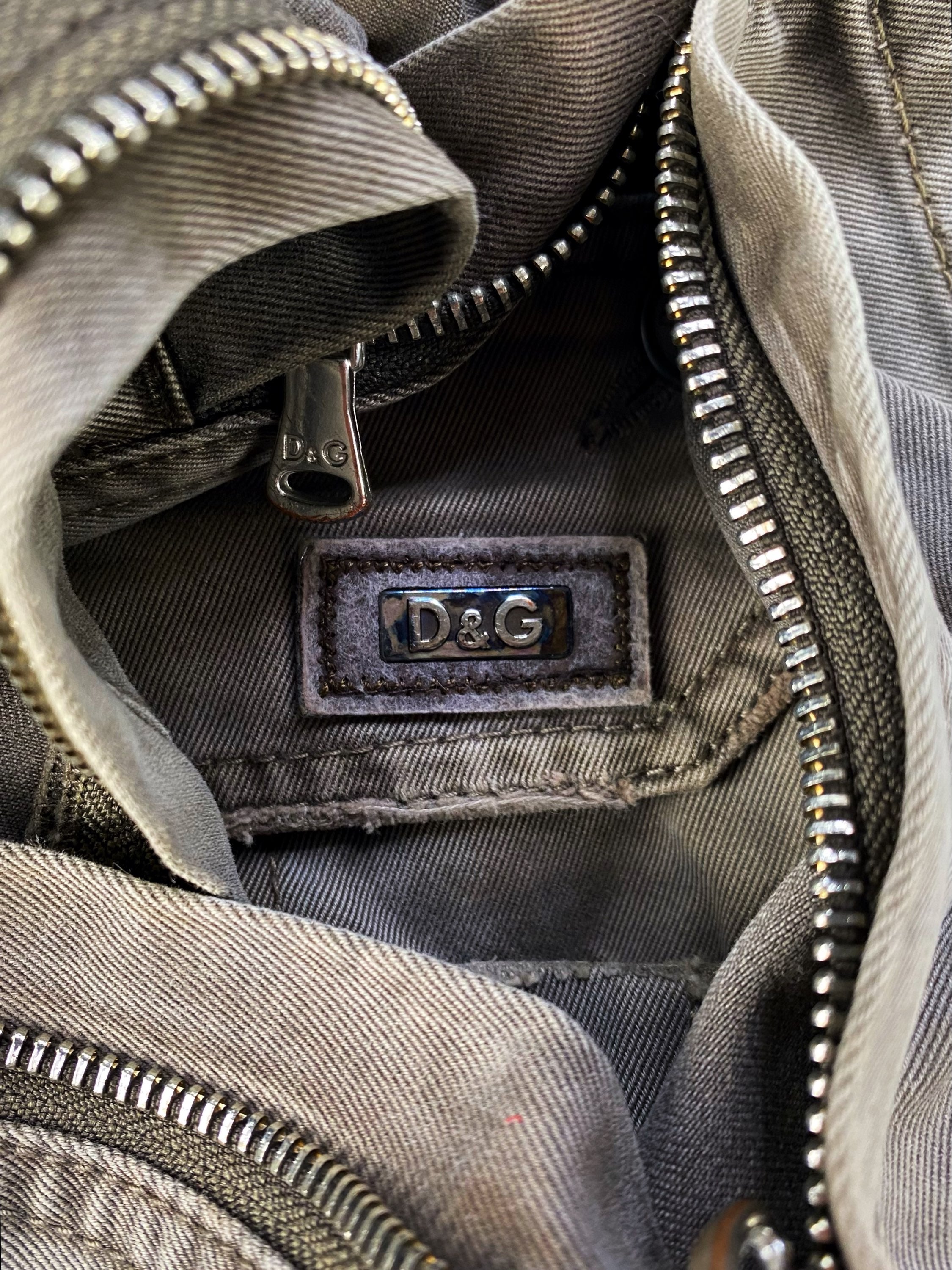 00s Dolce & Gabbana Washed Denim 3D Pocket Cargo Pants