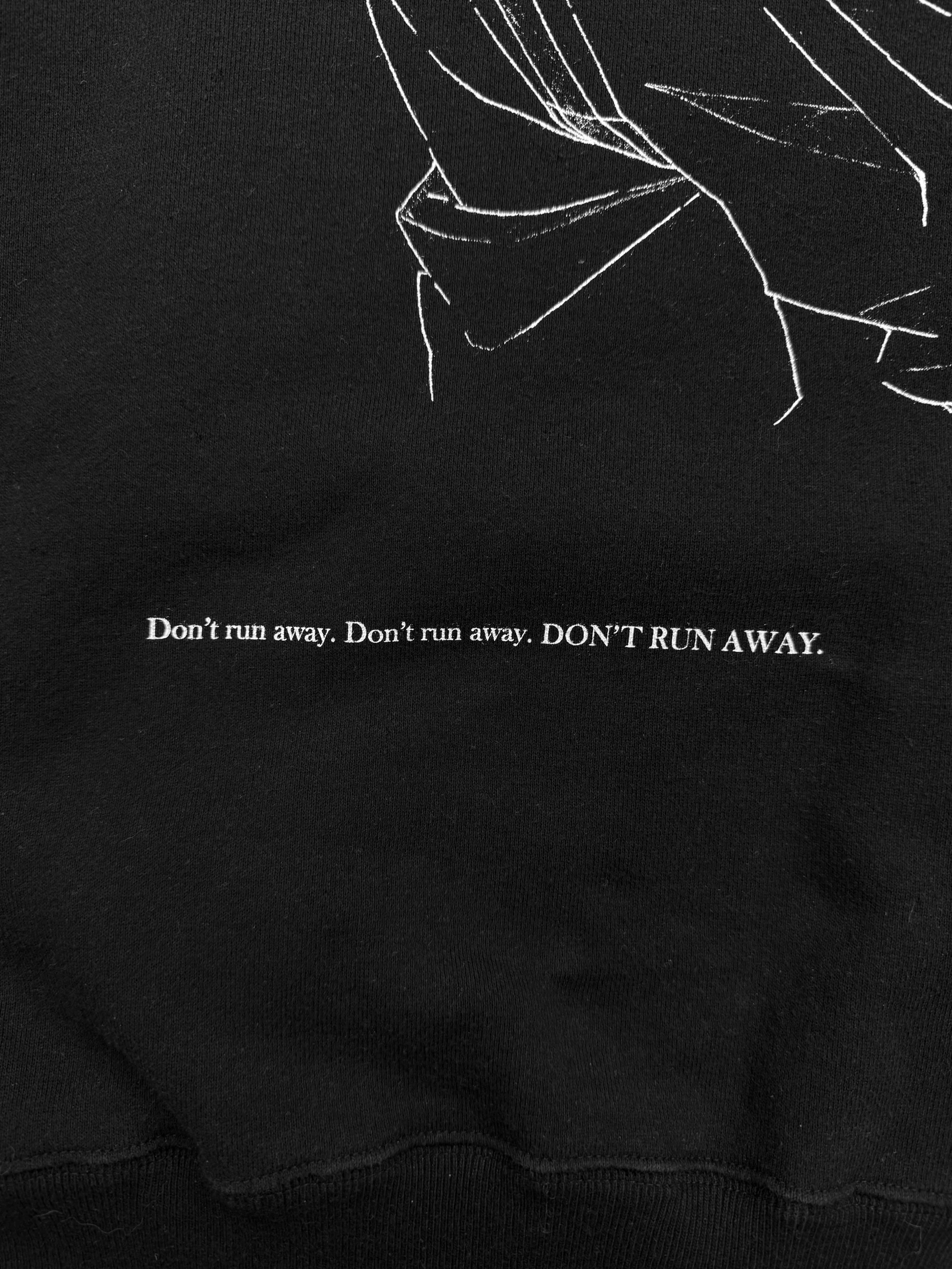AW21 Undercover x Evangelion ‘Shinji Ikari’ Black Graphic Crewneck