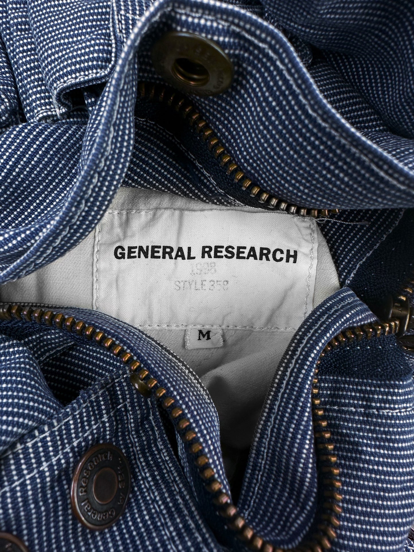 AW98 General Research ‘Parasite’ 39 Pocket Pinstripe Coveralls