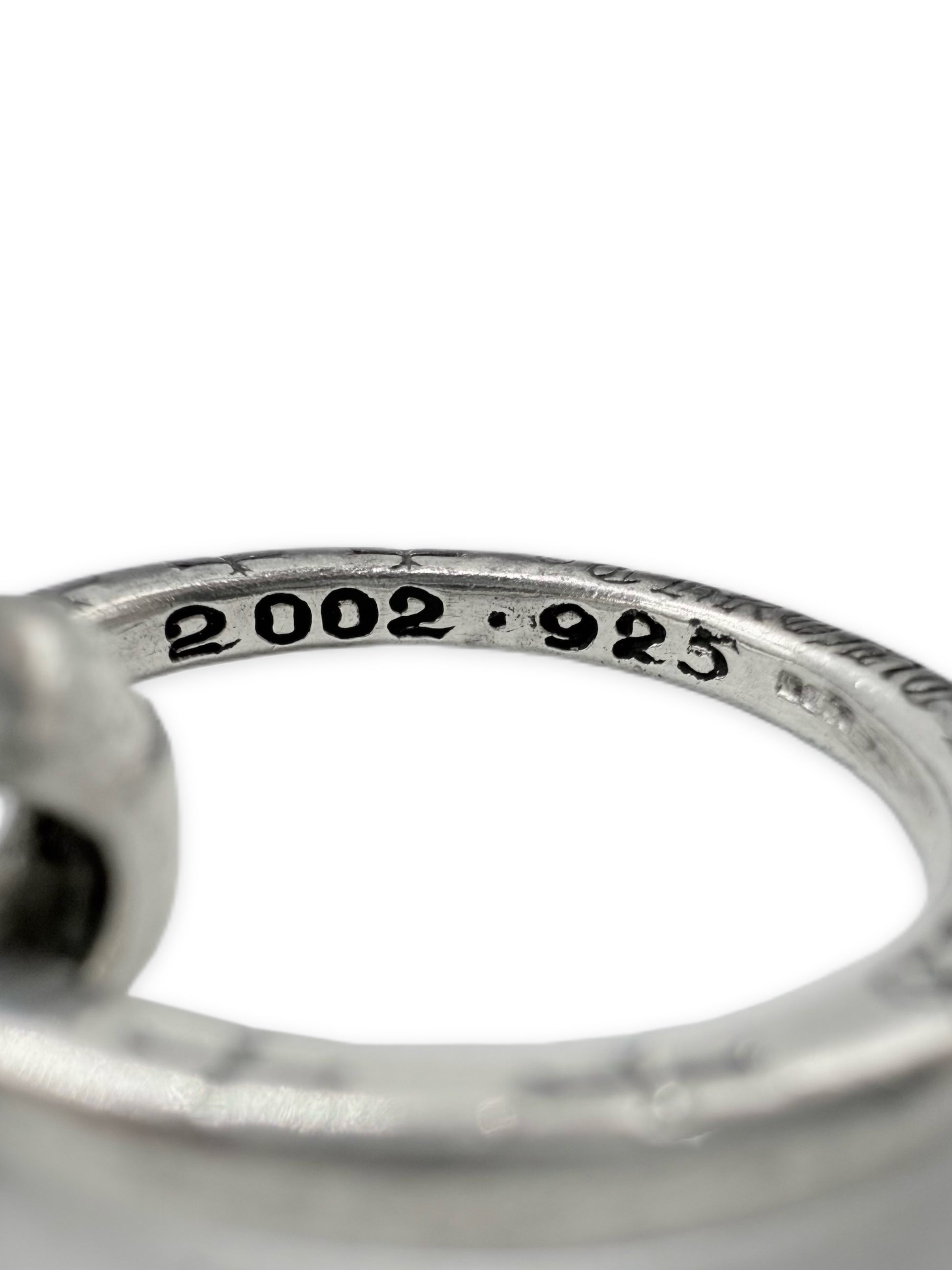 Chrome Hearts Fleur Ring Eyewear .925 Silver 30 in Necklace