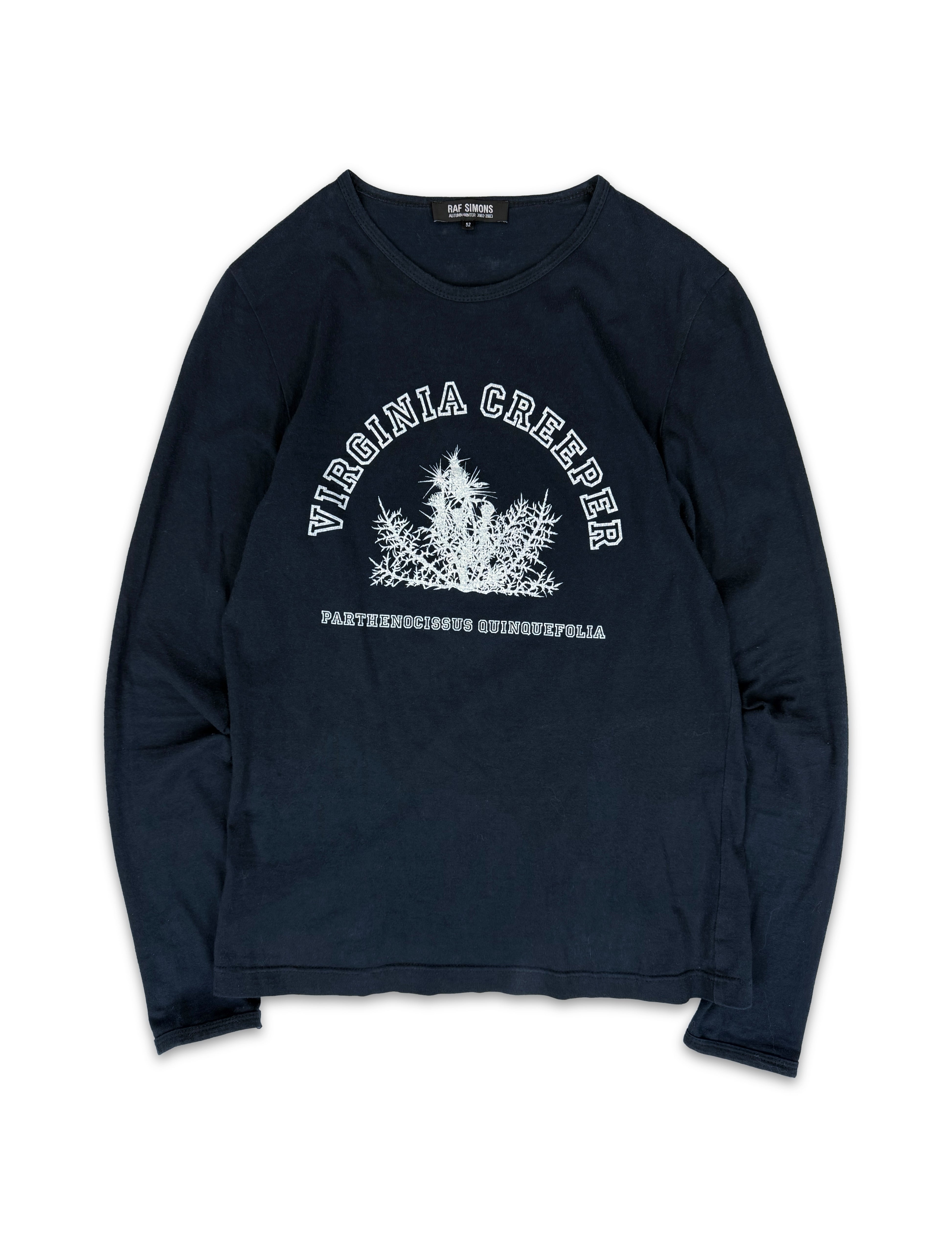 AW02 Raf Simons ‘Virginia Creeper’ Graphic Long Sleeve Shirt