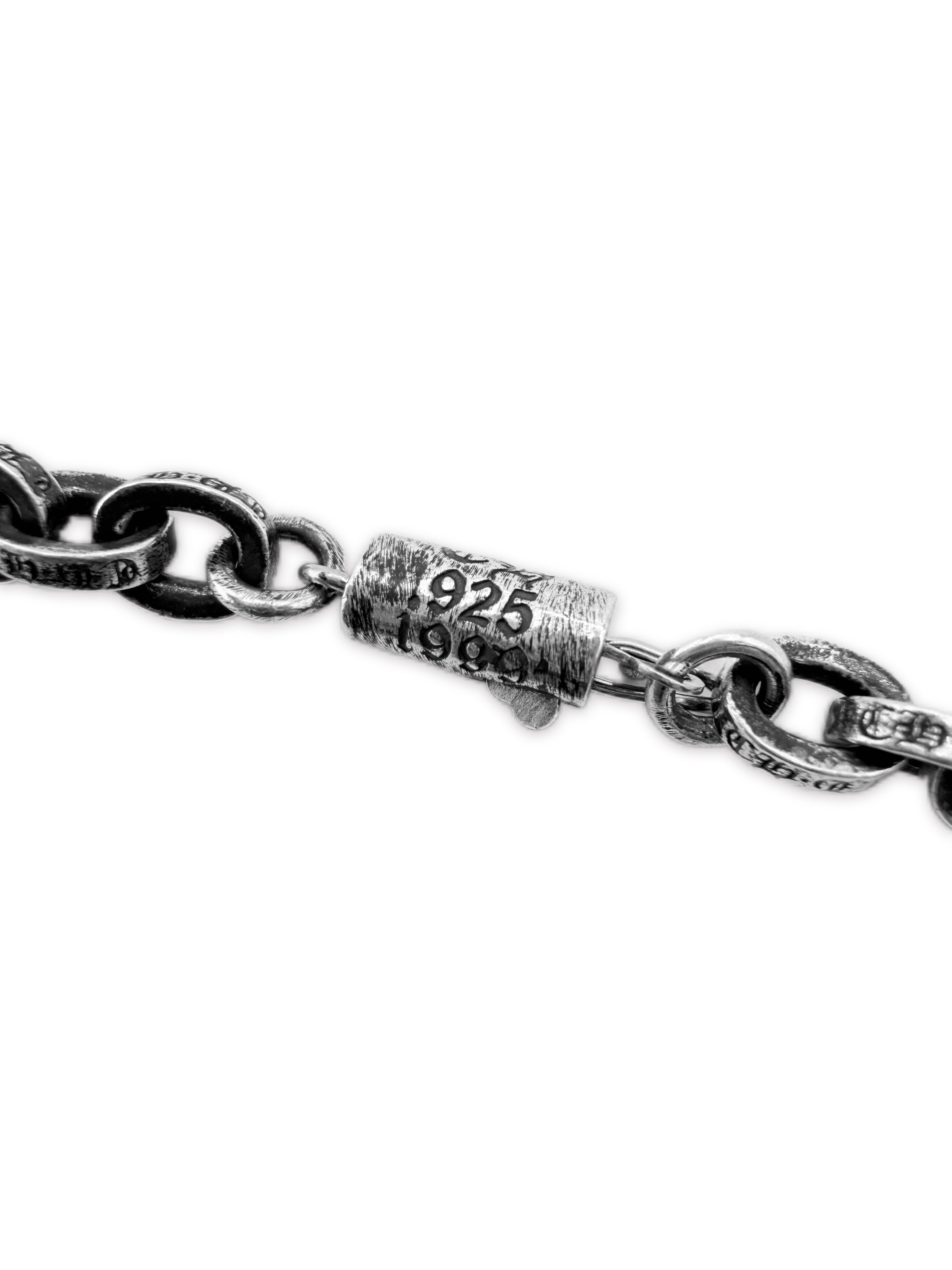 Chrome Hearts ‘Paper Chain’ 8 inch .925 Silver  Bracelet