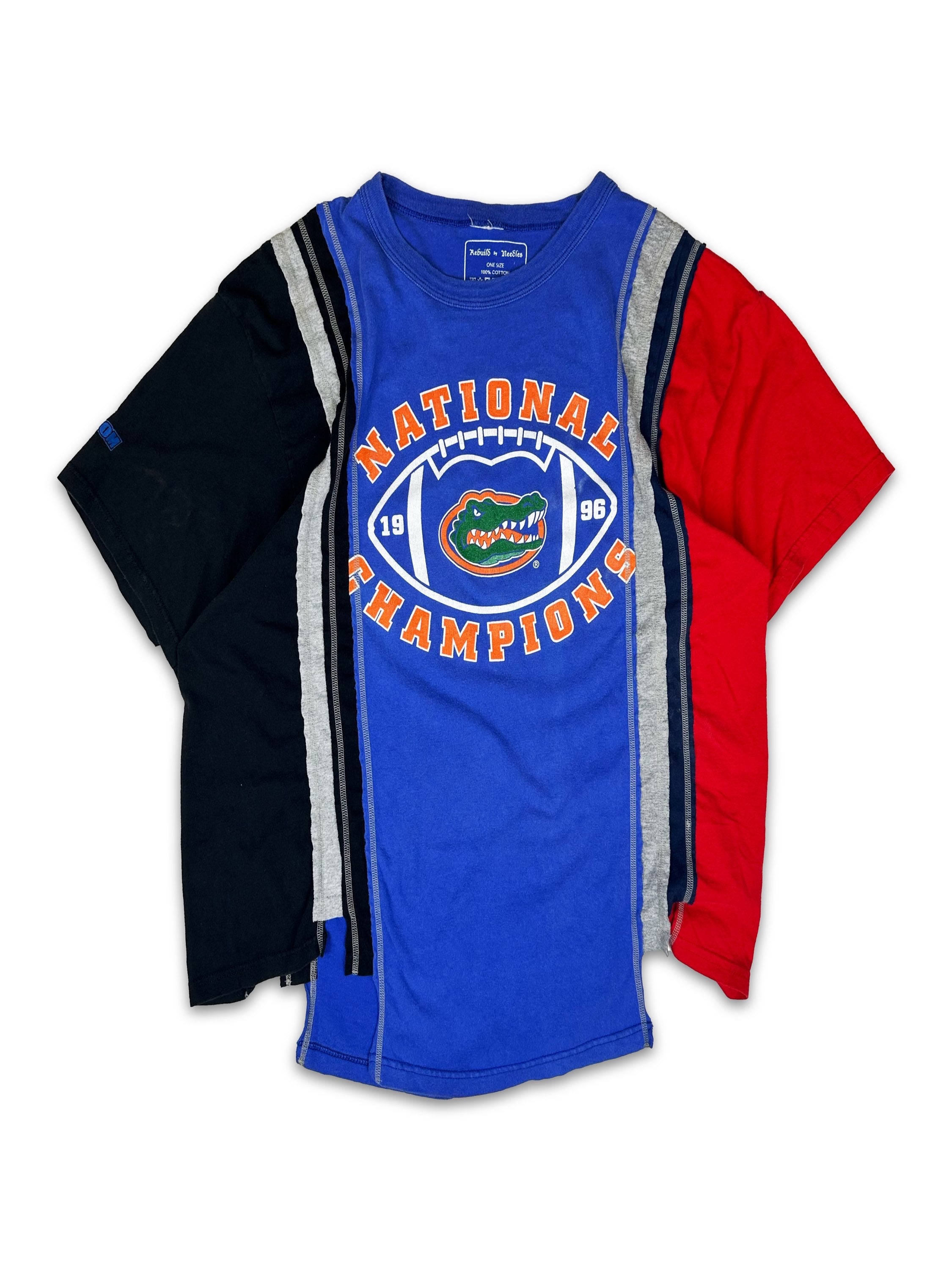 Needles x Champion Reconstructed Collegiate Logo T-Shirt