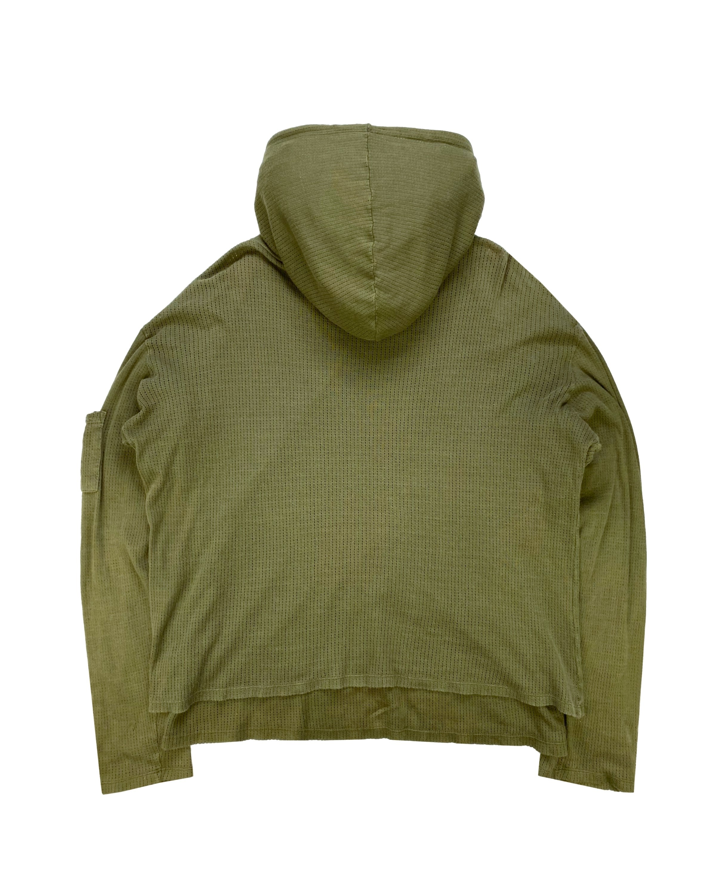 SS99 Helmut Lang Double Layered Mesh Cargo Hoodie