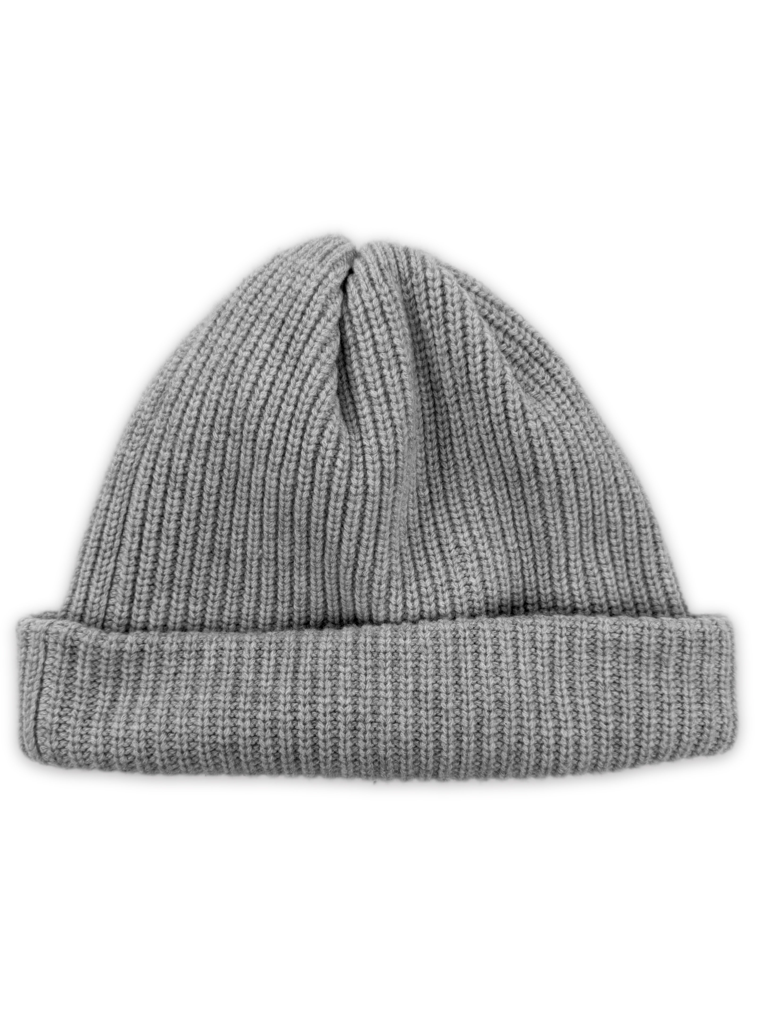 Chrome Hearts Star Patch ‘Sludge’ Grey Ribbed .925 Silver Beanie