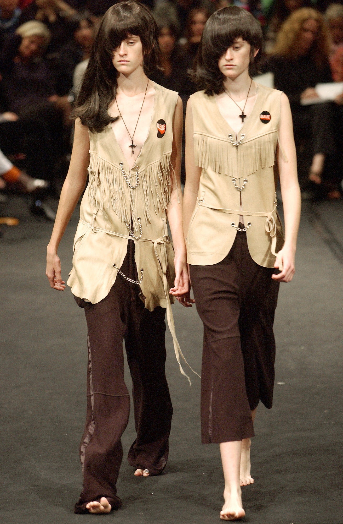 SS04 UNDERCOVER “LANGUID” DISTORTED CROSS NECKLACE | ArchiveThreads
