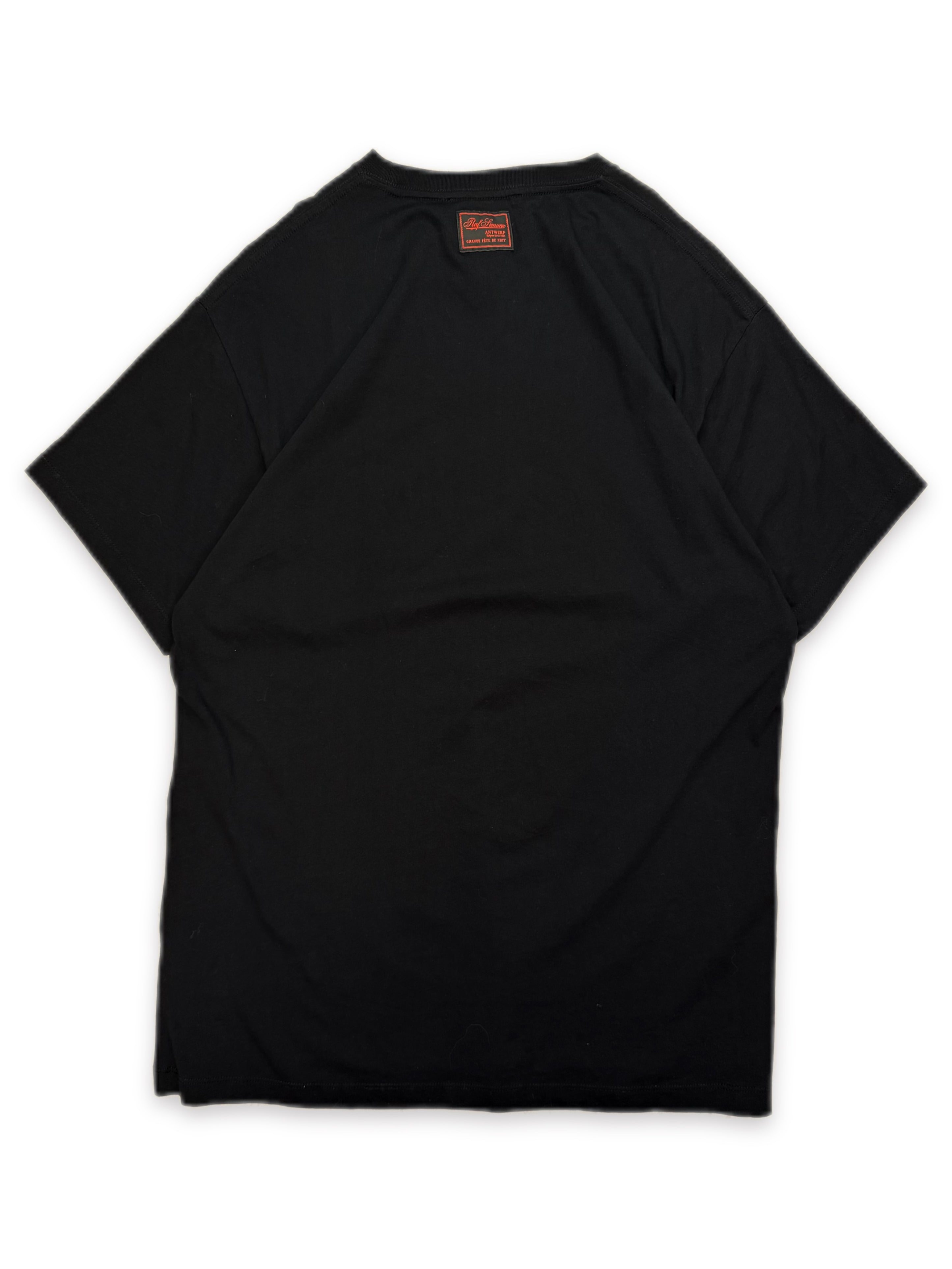 AW22 Raf Simons ‘The Ghost’ Black Graphic T-Shirt