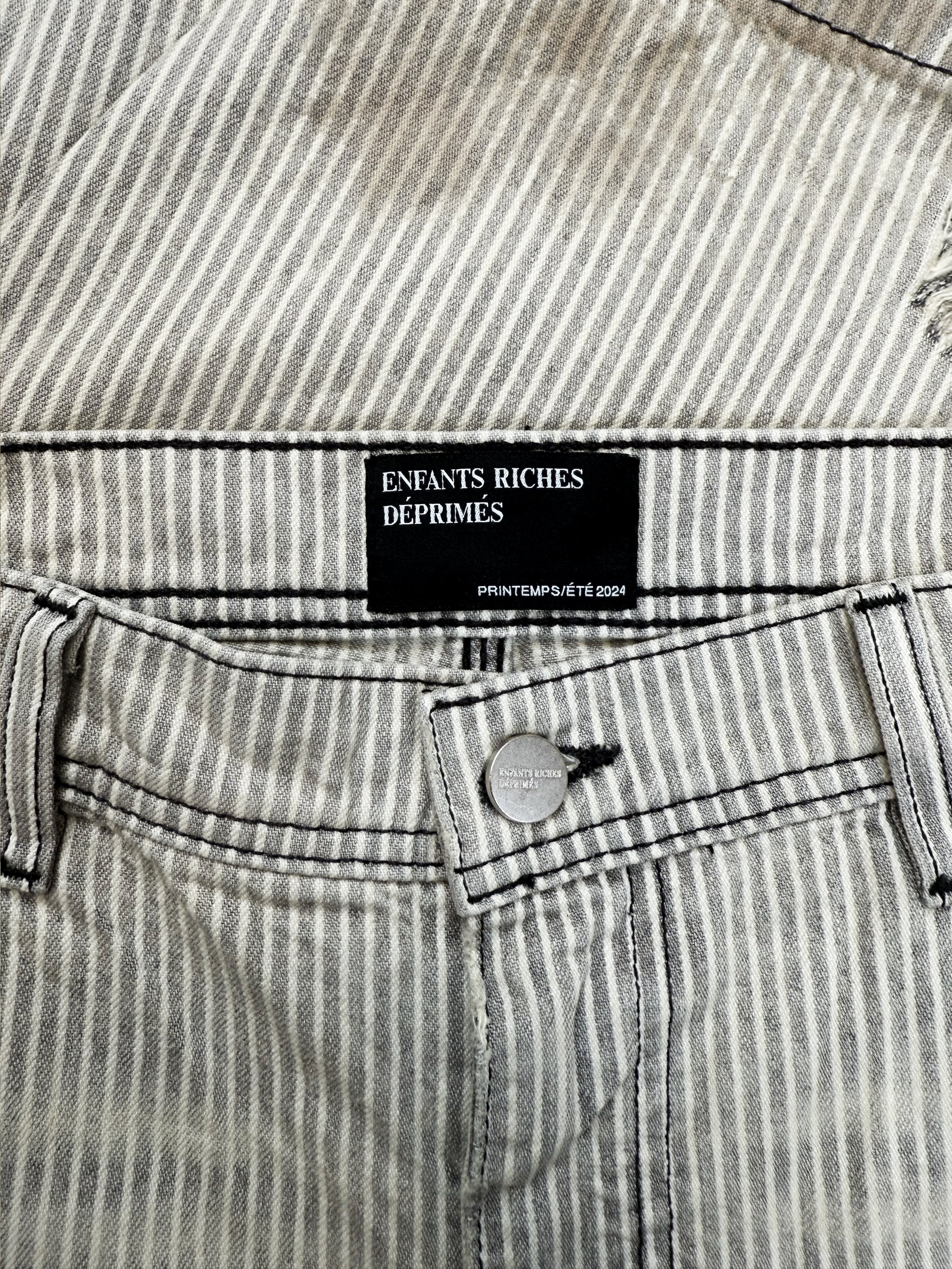SS24 Enfants Riches Deprimes Hickory ‘Shuji’ Logging Striped Carpenter Pants