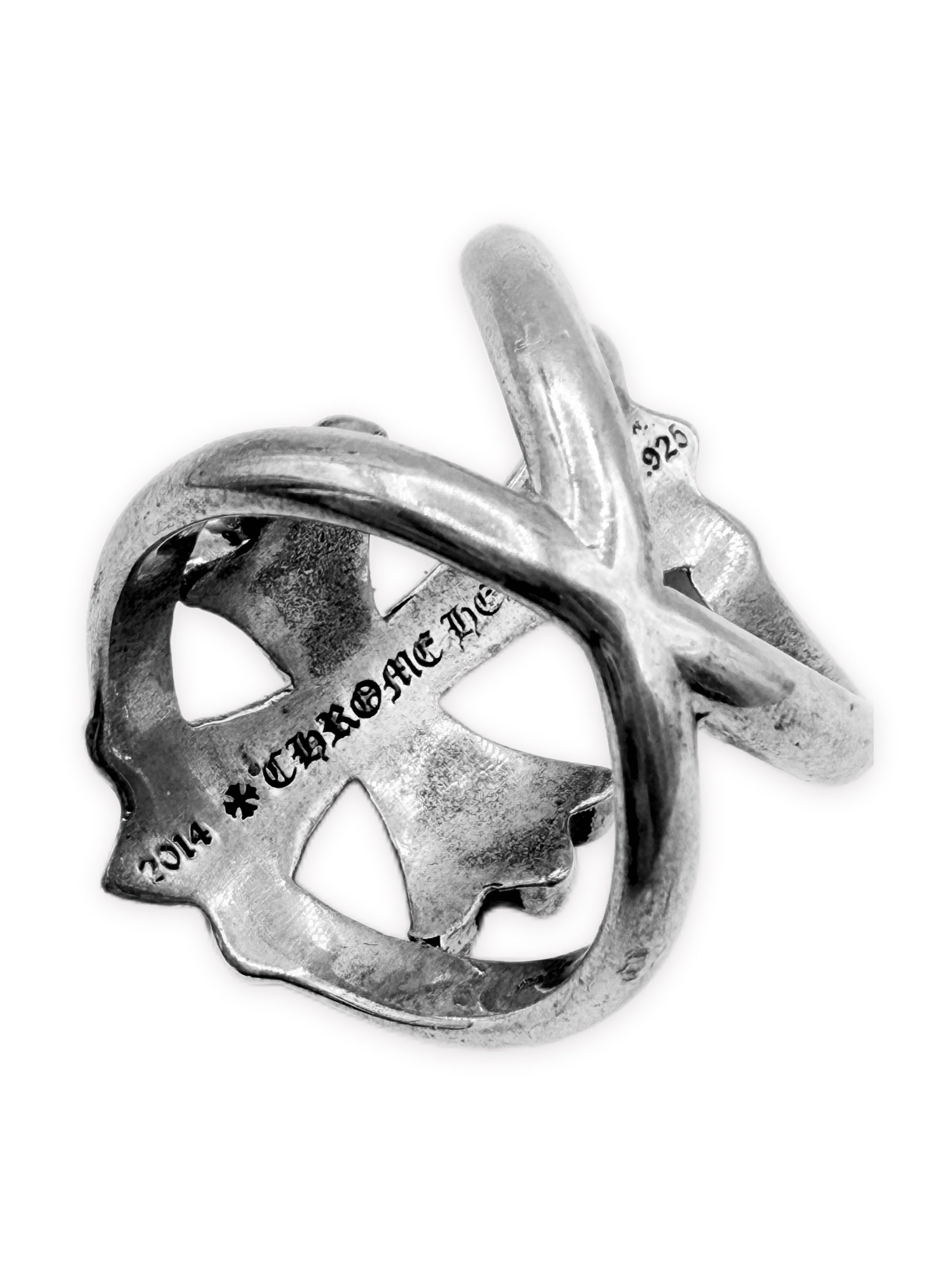 Chrome Hearts ‘Infinity’ .925 Silver Cross Ring