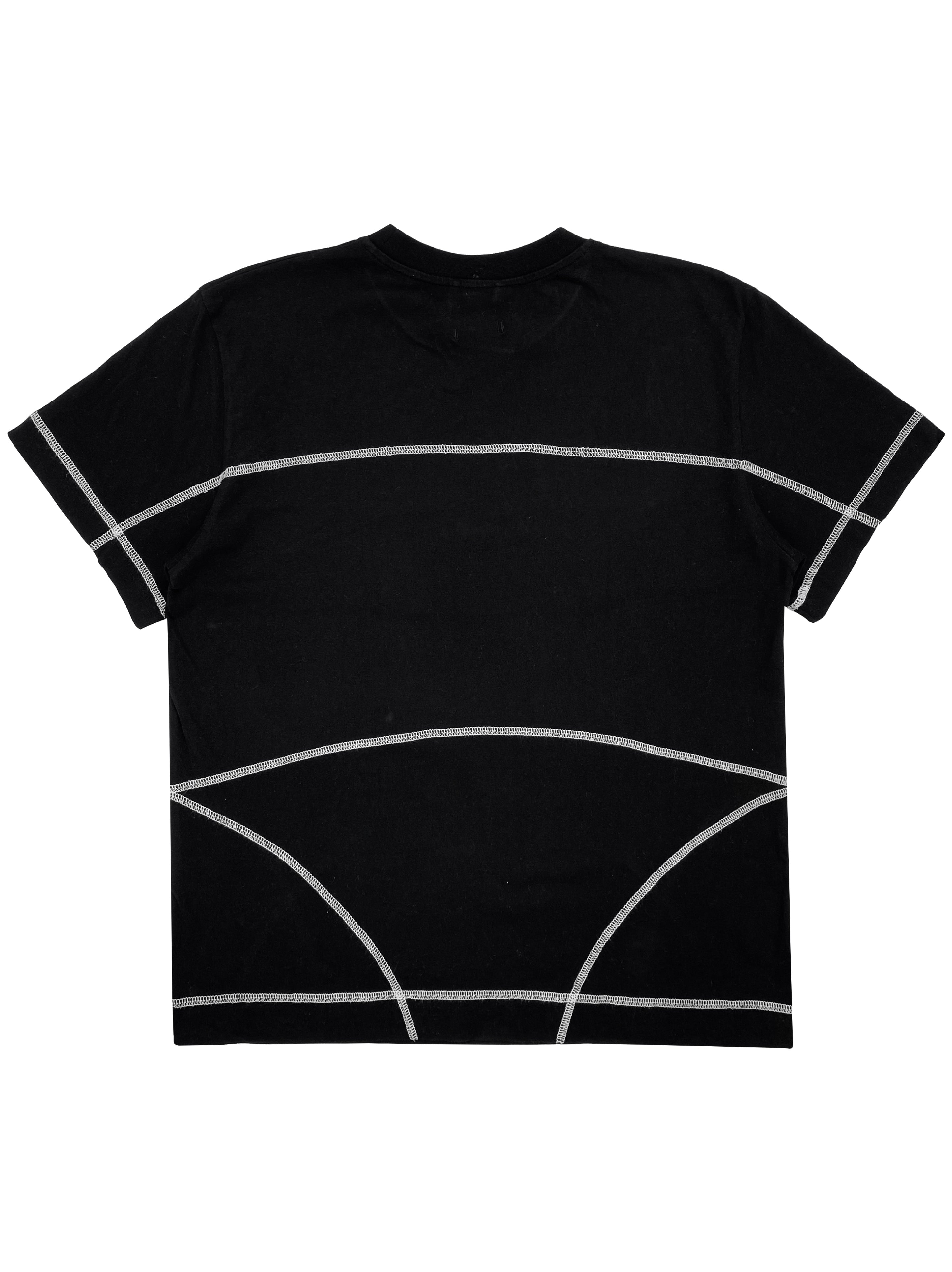 Craig Green Contrast Stitch Embroidered Cut Out T-Shirt