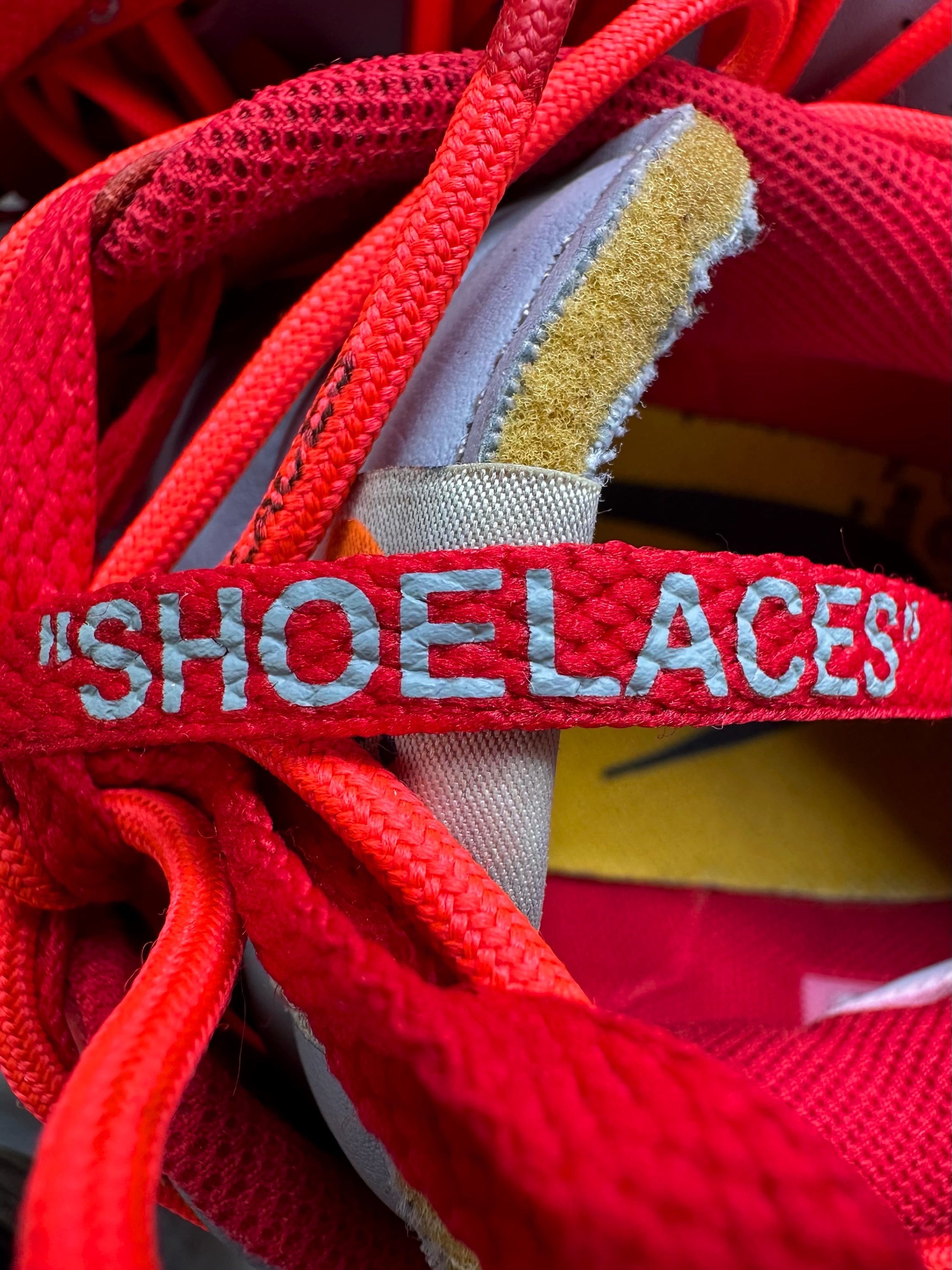 Off-White X Nike ‘University Red’ Low-top Leather Sneakers