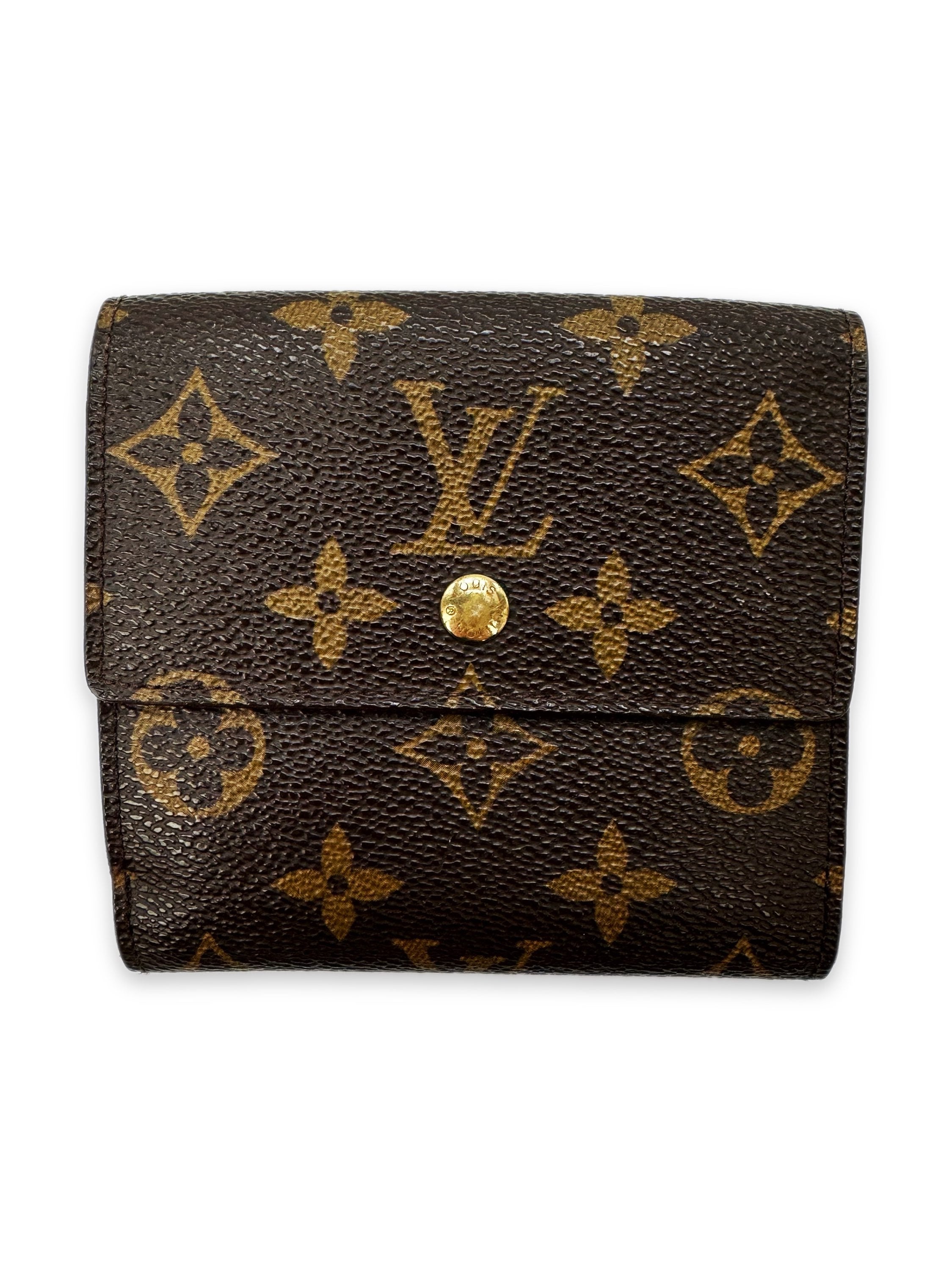Louis Vuitton Brown LV Monogram Trifold Wallet