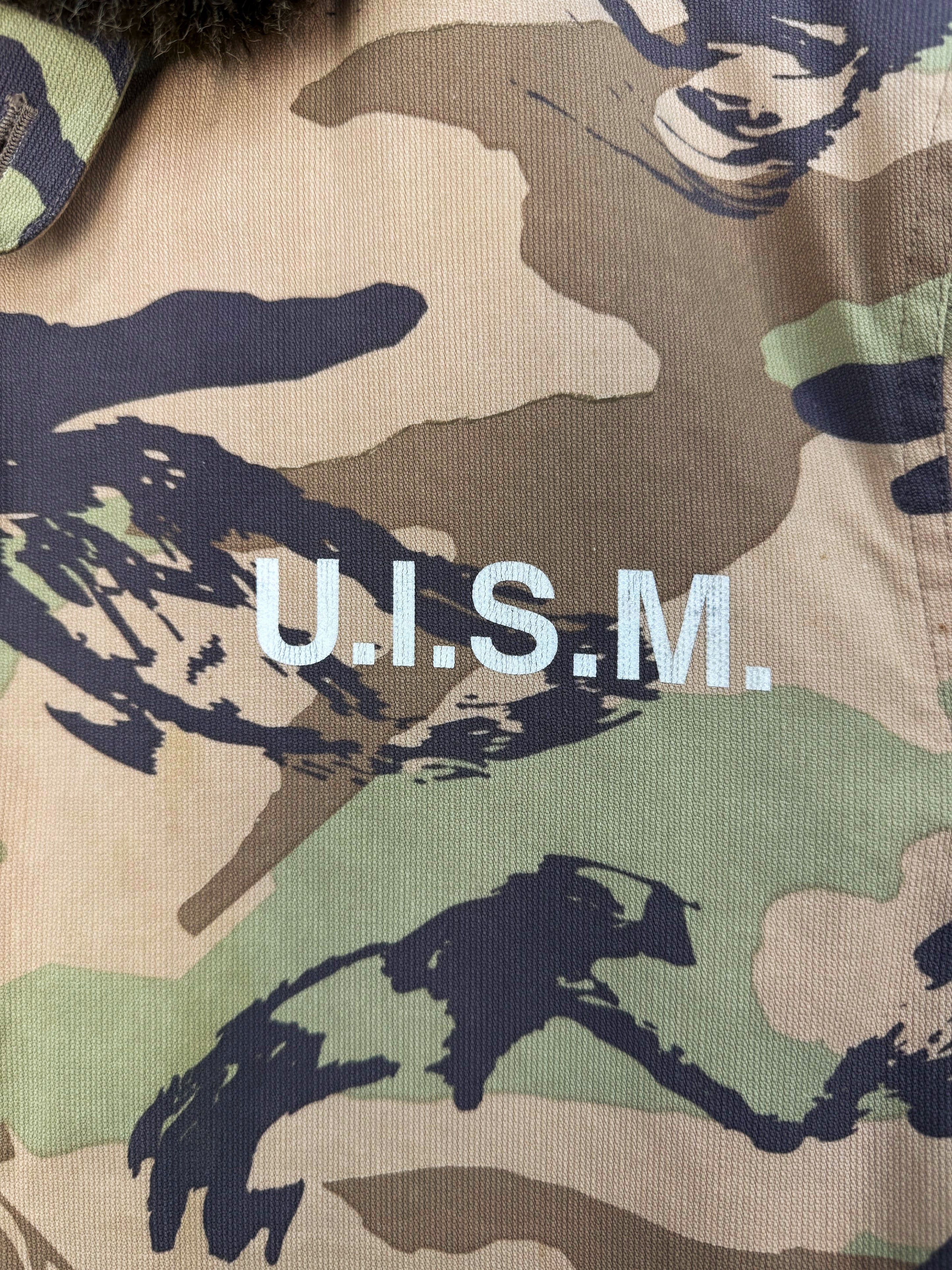 AW03 Undercover Bush / Bin Laden Hybrid Fur Lined Camo U.I.S.M Deck Jacket