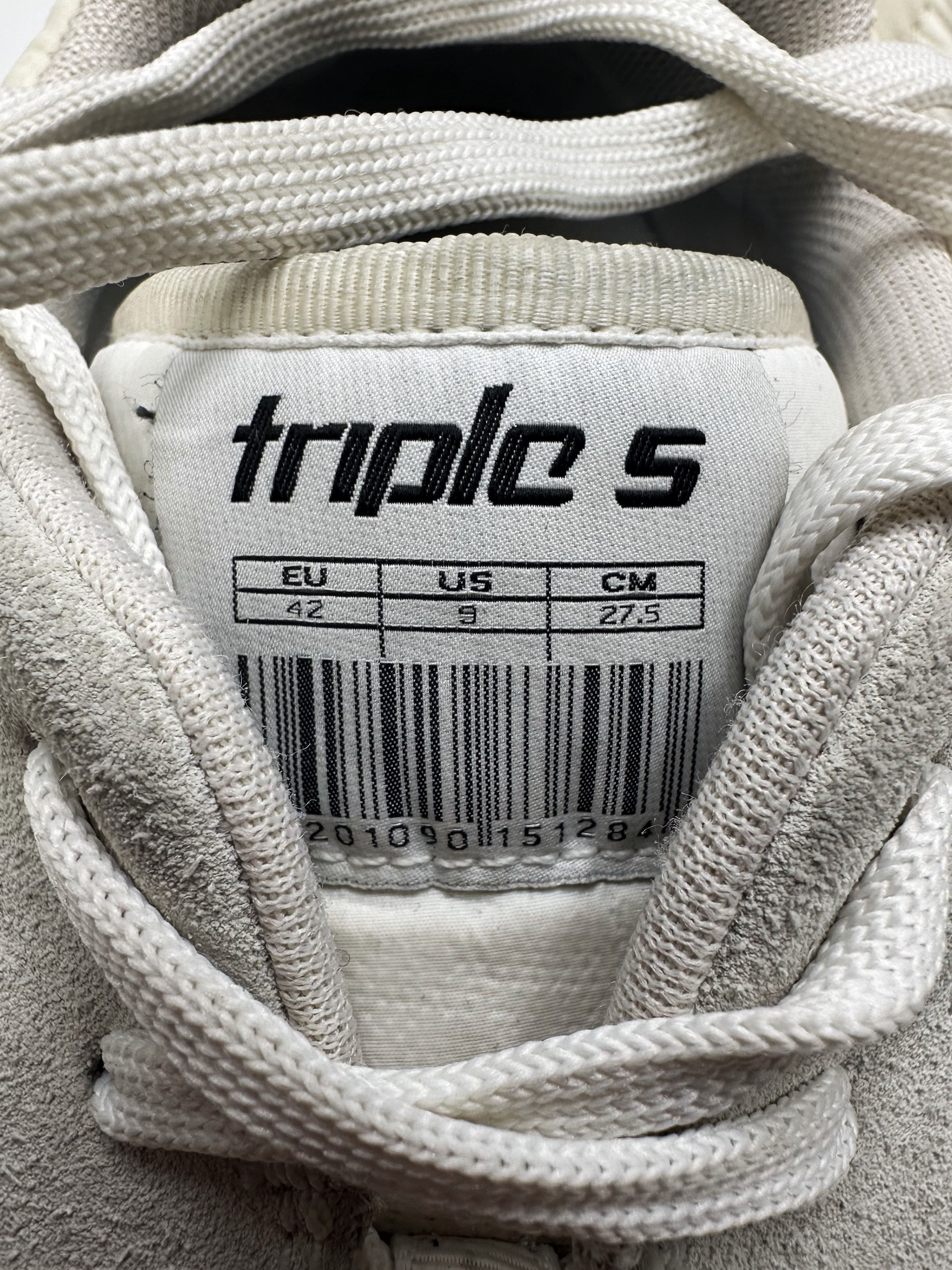 Balenciaga ‘Triple S’ Chunky White Platform Sneakers